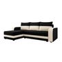 Voir la diapositive 2 : BEST MOBILIER Harvey - canapé d'angle réversible - convertible - avec coffre - en tissu - 4 places - style contemporain