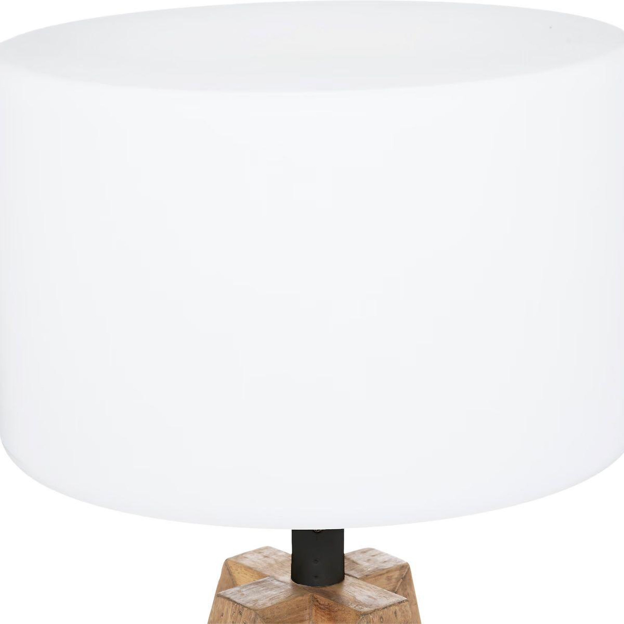 Voir la diapositive 2 : ATMOSPHERA Lampe à poser outdoor  matia  58cm blanc & beige