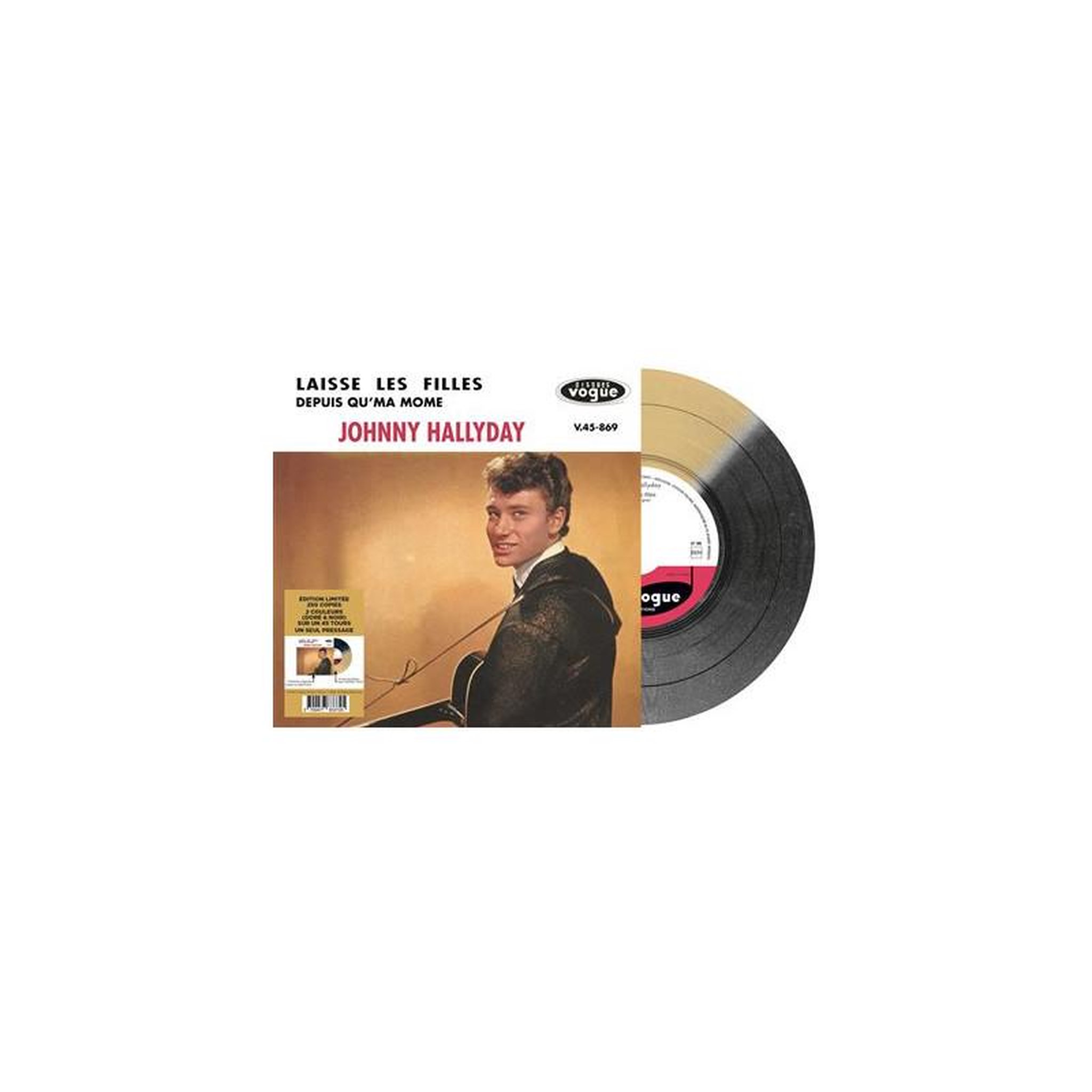 Laisse Les Filles Edition Limitée Vinyle Bicolore Noir et Doré