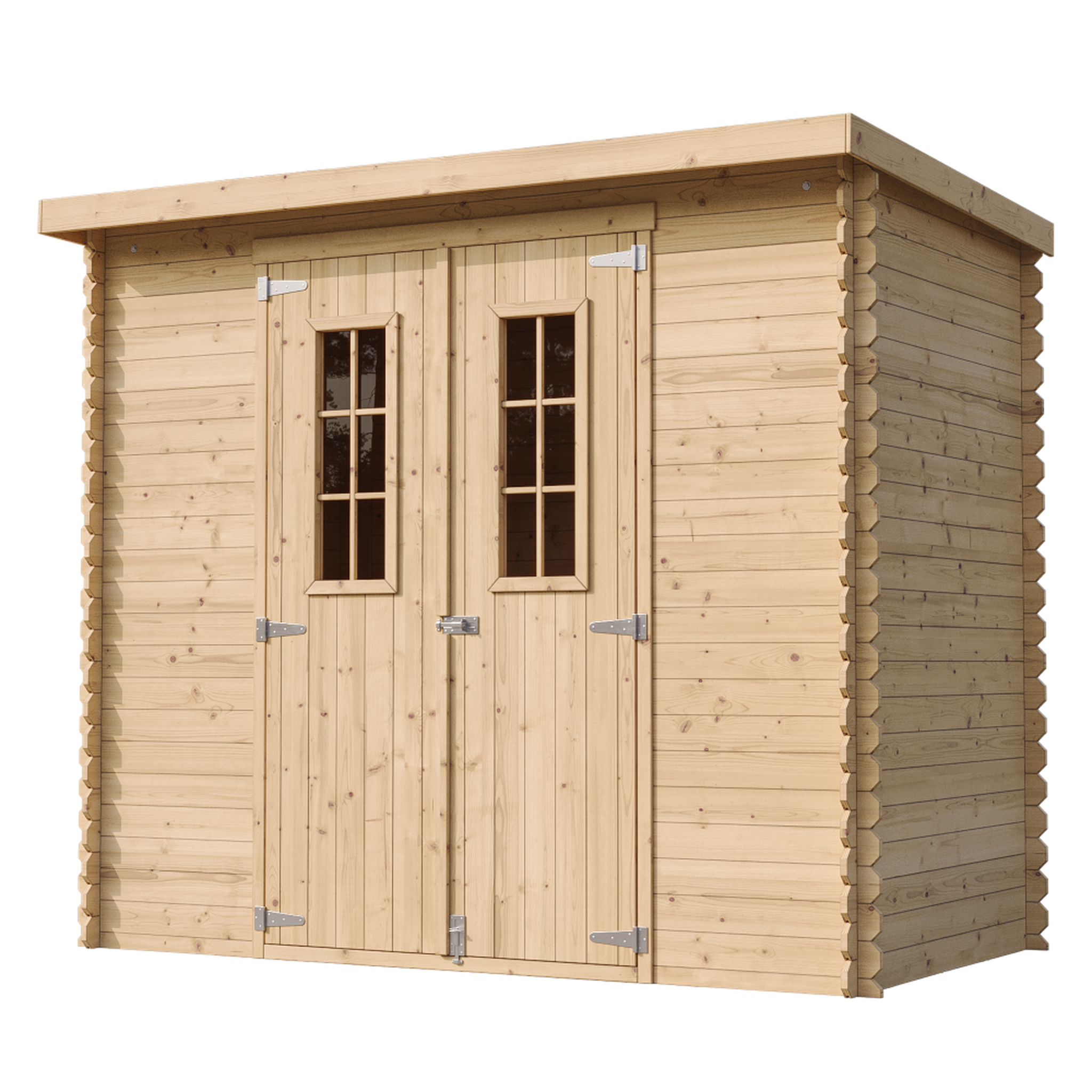 Voir la diapositive 3 : TIMBELA Abri de Jardin en Bois 2,63 m², Cabanon Jardin Exterieur à Outils avec sol imprégné M310C+M310G