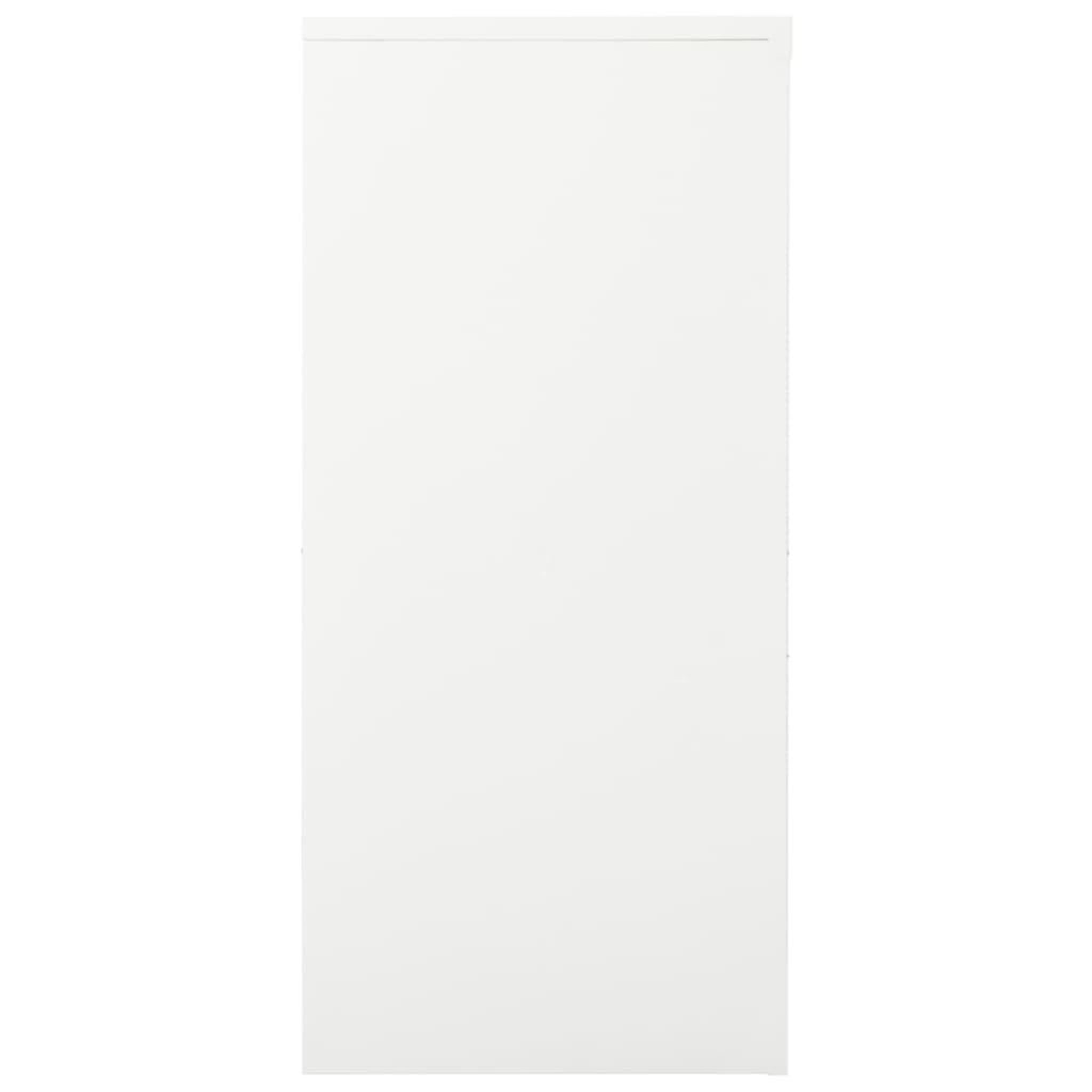 Voir la diapositive 3 : VIDAXL Armoire a portes coulissantes Blanc 90x40x90 cm Acier