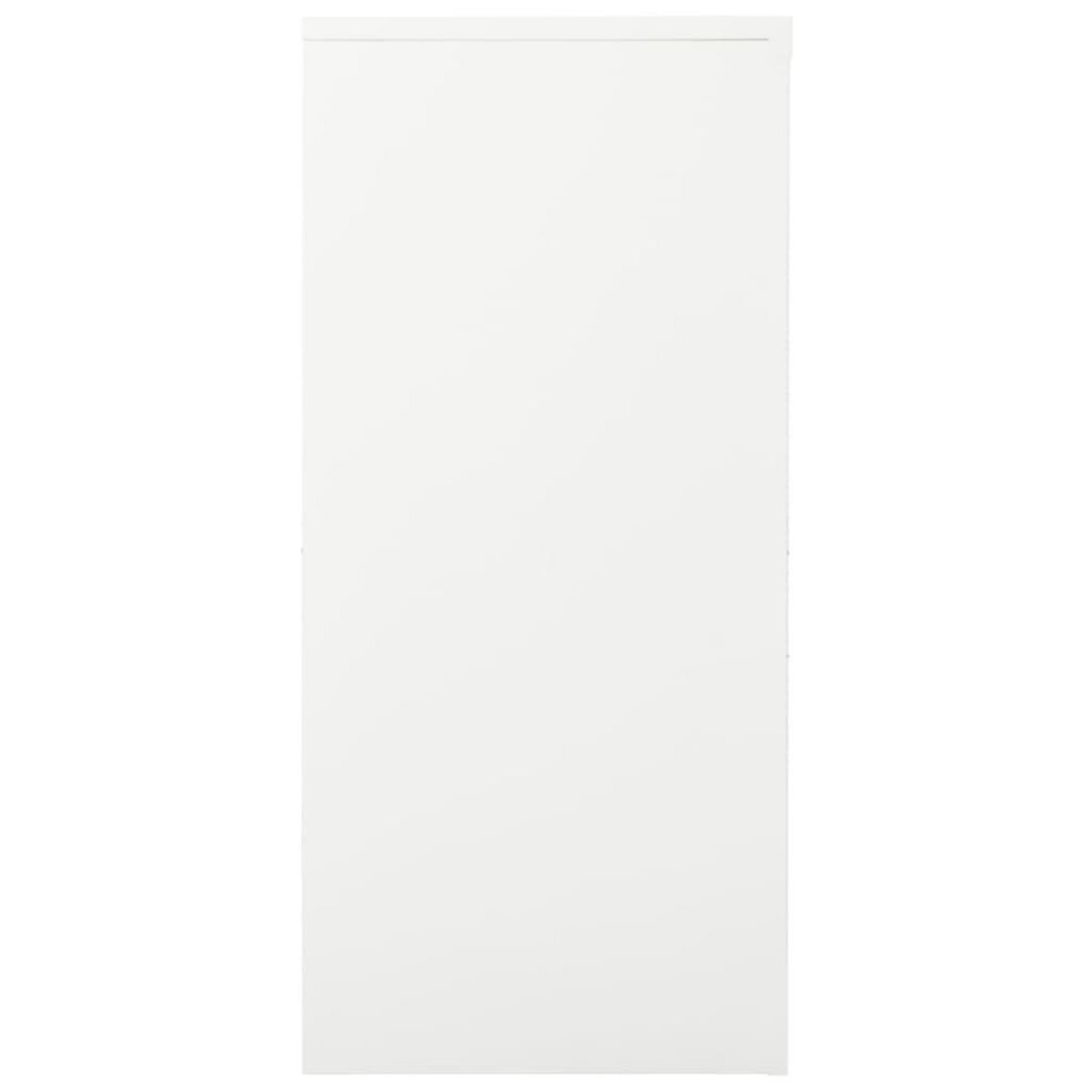 VIDAXL Armoire a portes coulissantes Blanc 90x40x90 cm Acier