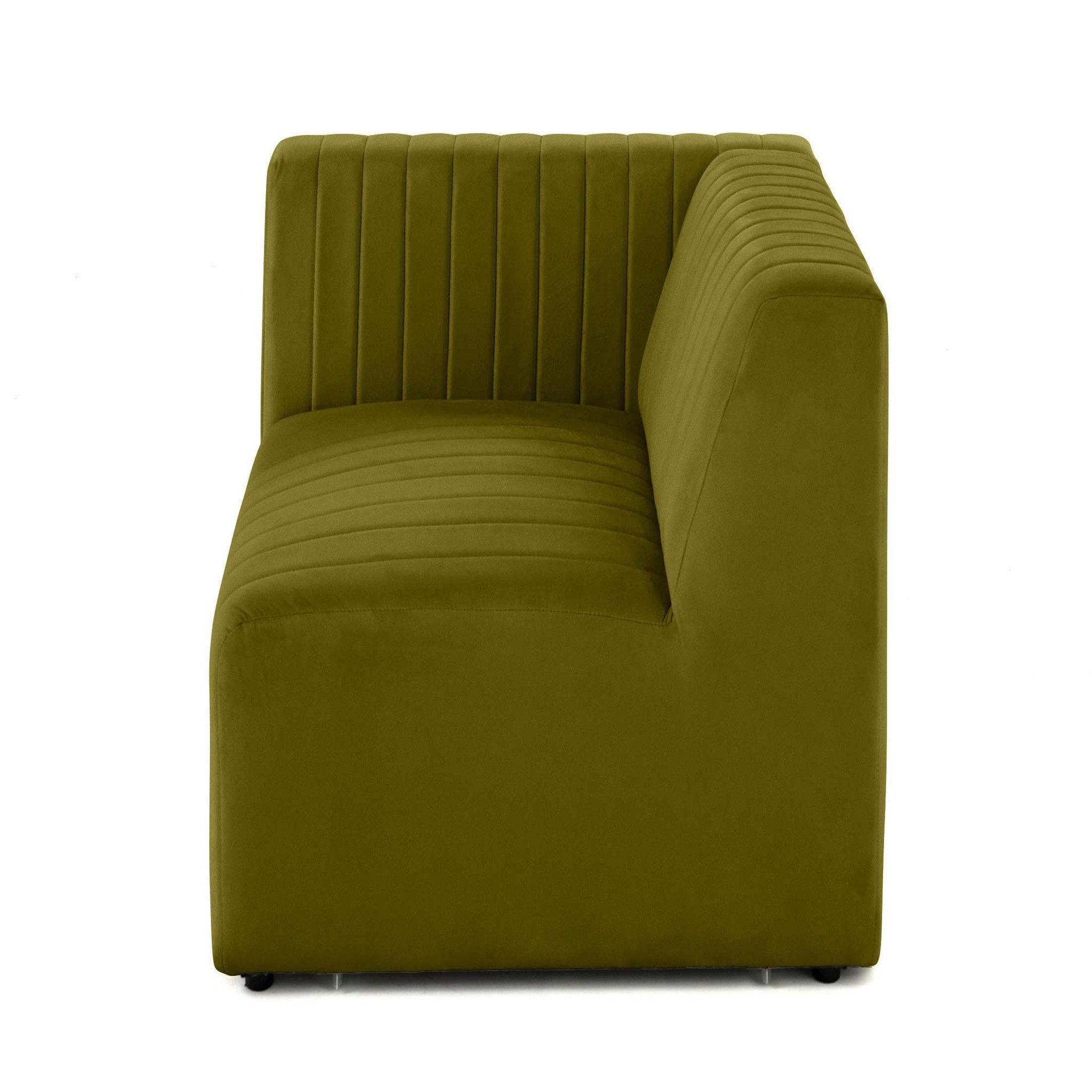 Voir la diapositive 3 : LISA DESIGN Nova - module d'assise gauche - en velours