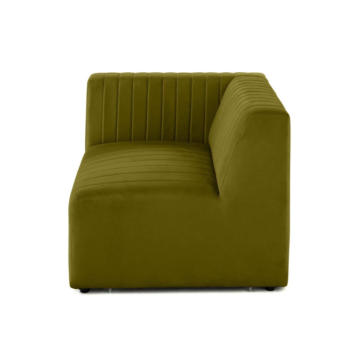 LISA DESIGN Nova - module d'assise gauche - en velours