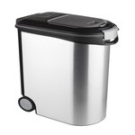 CURVER Curver Recipient daliments pour animaux 12 kg 35 L Argente