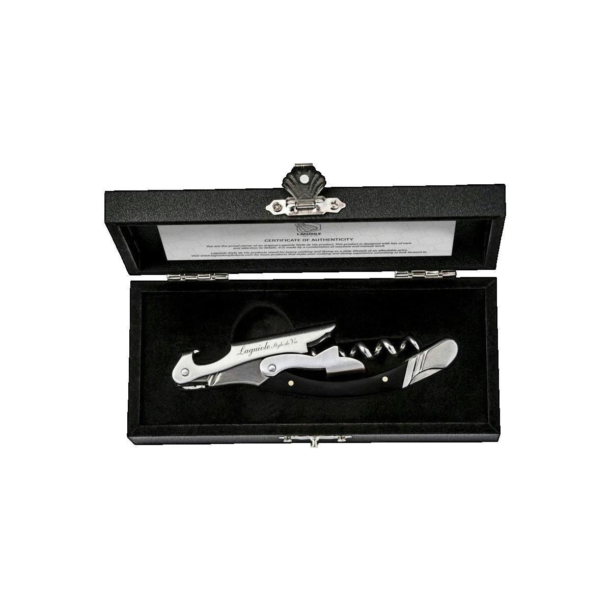 Laguiole Tire-bouchon Laguiole Tradition Luxury Line Bois d'ébène