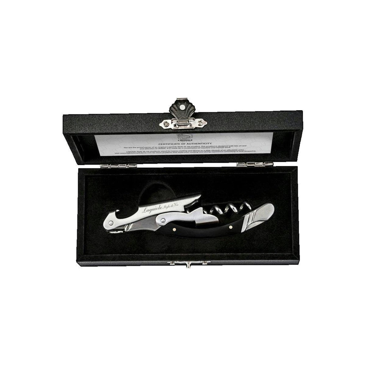 Laguiole Tire-bouchon Laguiole Tradition Luxury Line Bois d'ébène