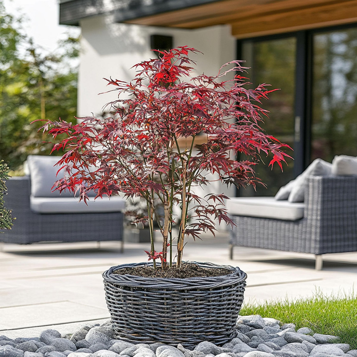 PLANT IN A BOX Érable du Japon - Acer palmatum 'Starfish' - Hauteur 60-70cm - ⌀19cm