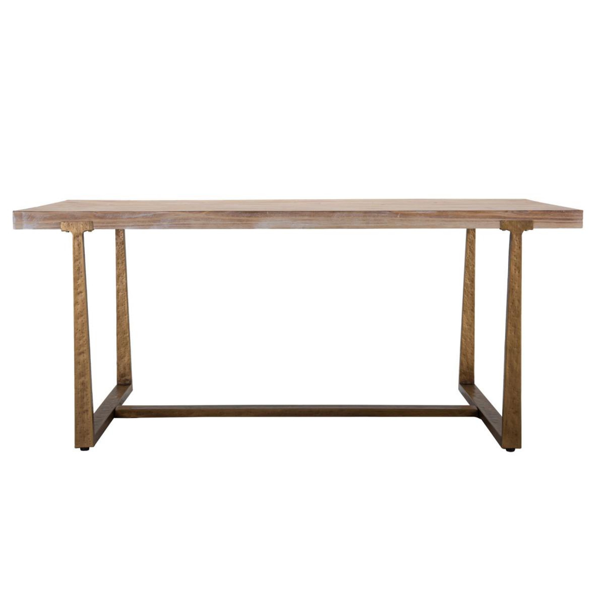 Voir la diapositive 2 : Paris Prix Table à manger effet bois  ankara  180cm naturel