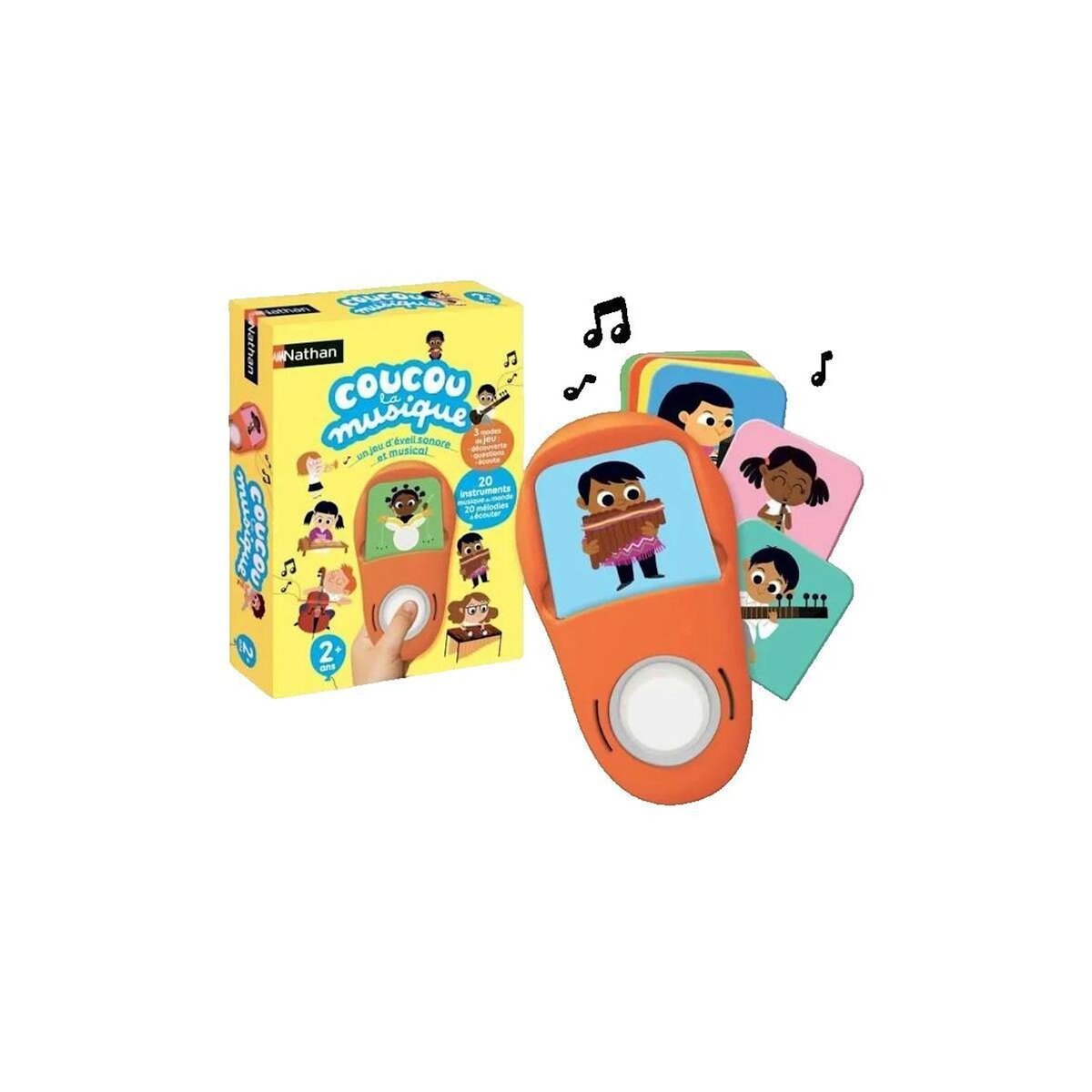 Nathan Jeu éducatif Nathan Coucou la musique orange