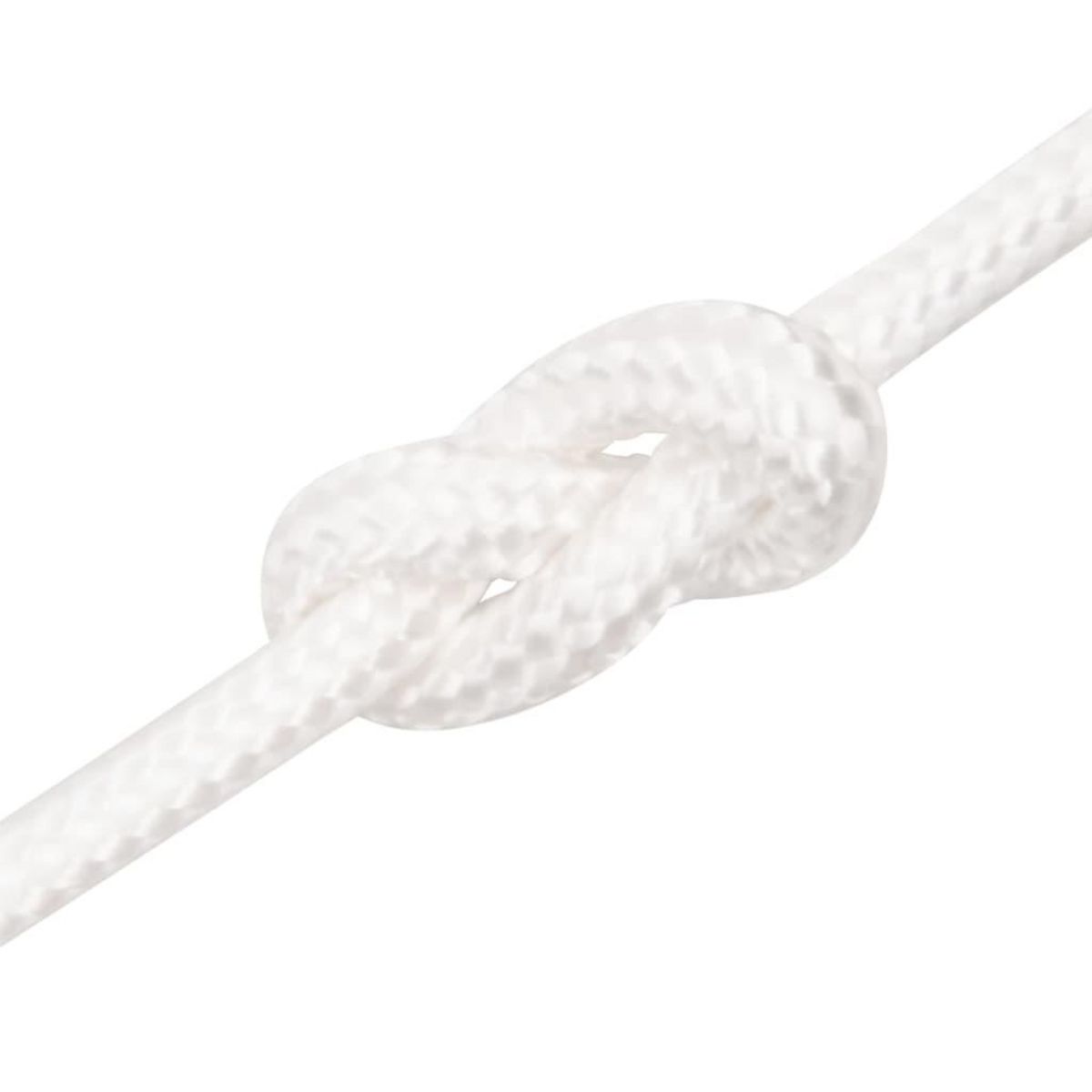 VIDAXL Corde de bateau Blanc complet 8 mm 100 m Polypropylene