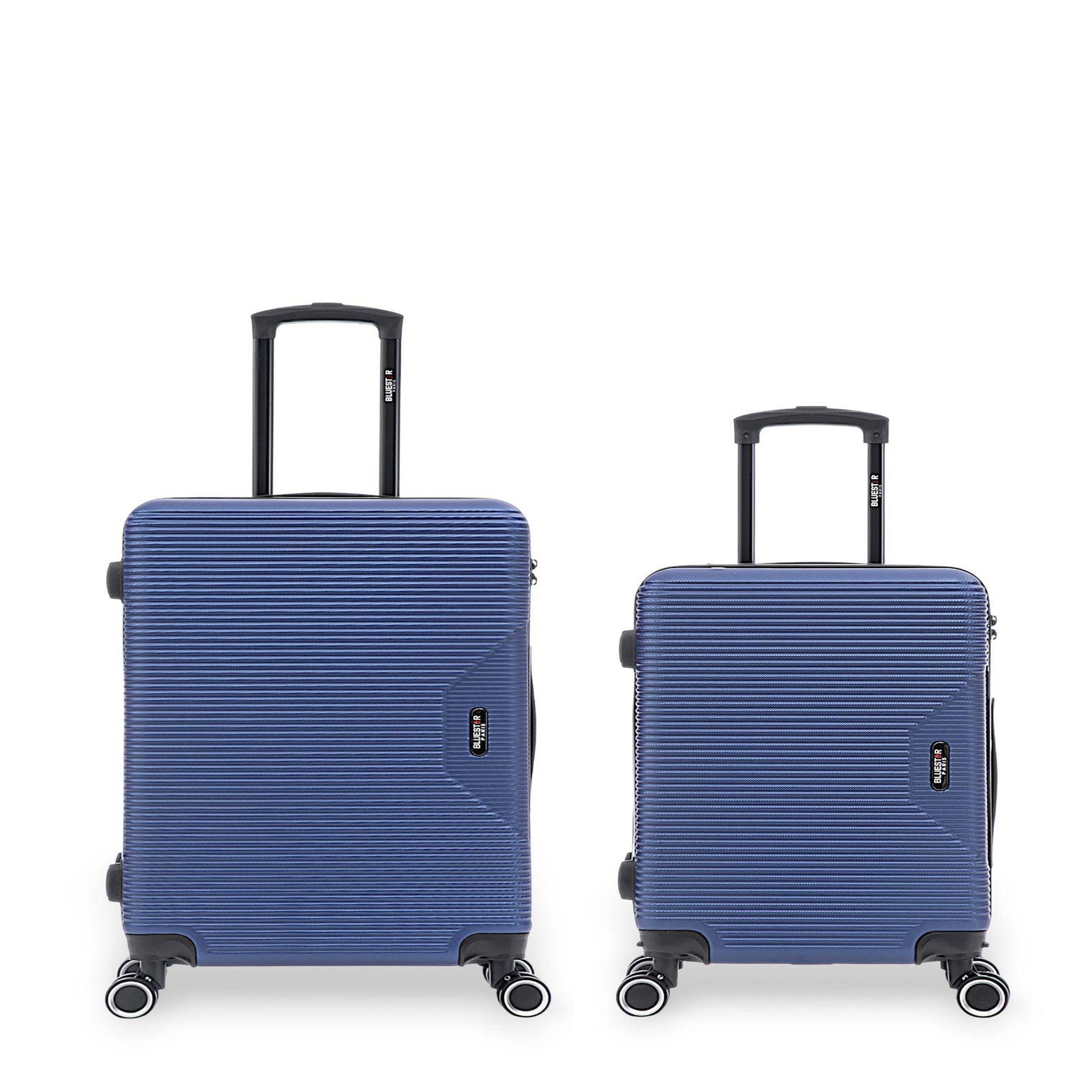 BLUESTAR Lot de 2 Valises Rigides Taille Moyenne et Cabine WAGRAM