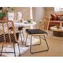 Voir la diapositive 1 : LISA DESIGN Forenza - lot de 4 chaises - effet rotin - coloris bois et noir