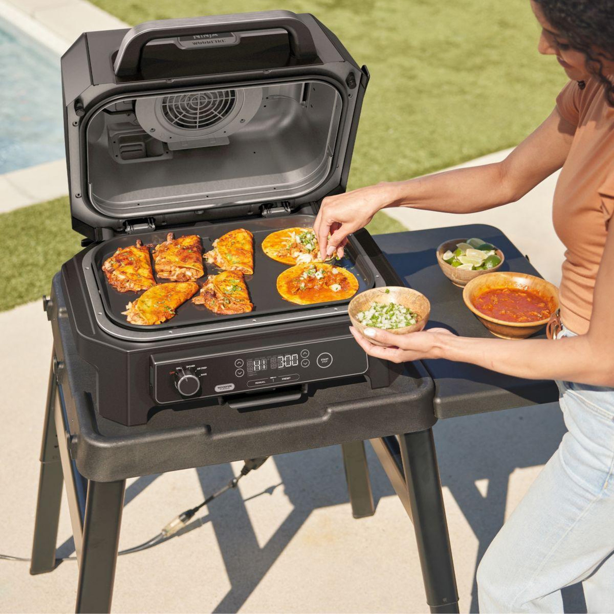 Voir la diapositive 2 : NINJA Tablette barbecue XSKUSSTBLEU