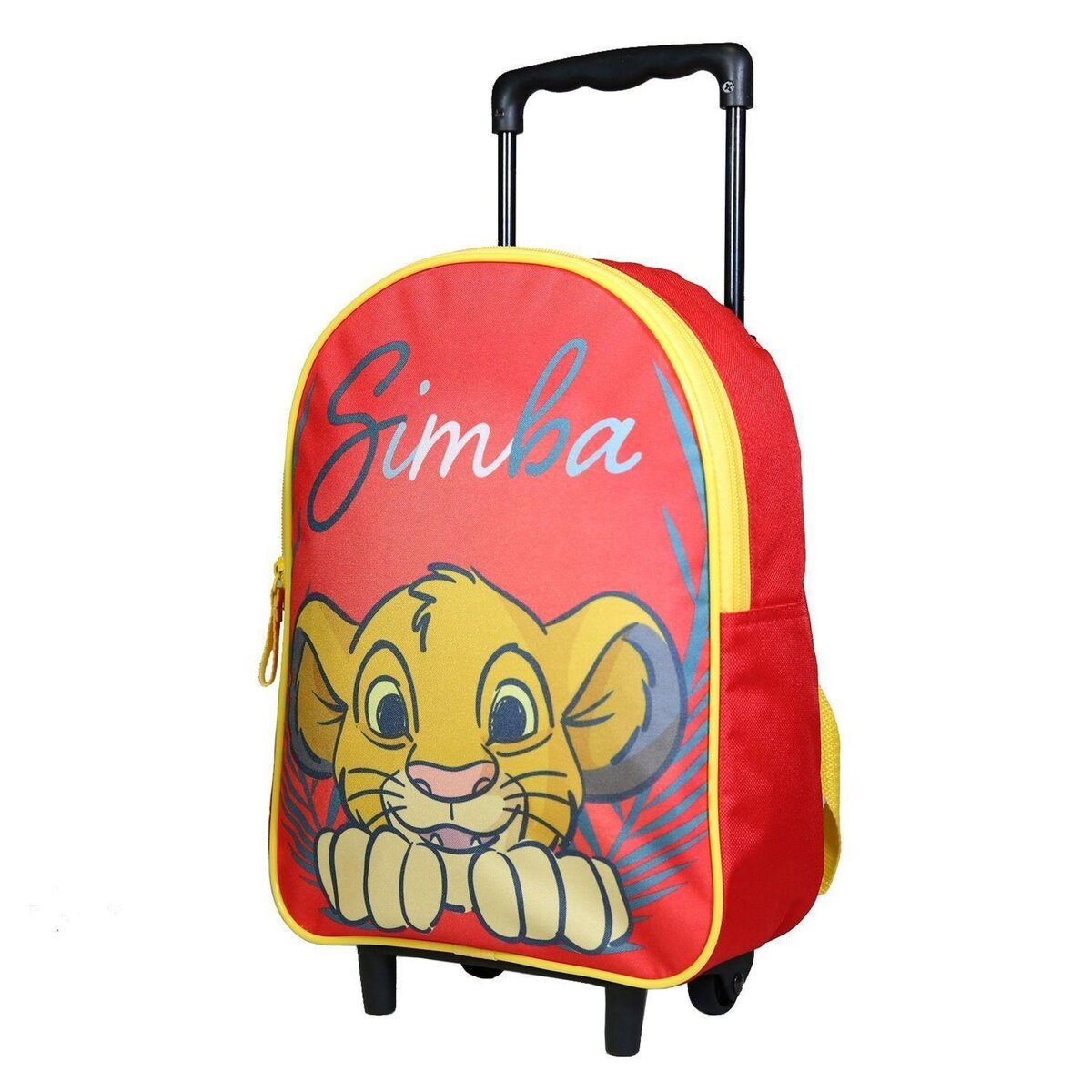 Bagtrotter BAGTROTTER Sac à dos à roulettes 31 cm Disney Le Roi Lion Simba Rouge