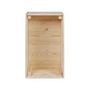 Voir la diapositive 3 : Paris Prix Cagette en Bois  Silver  65cm Naturel