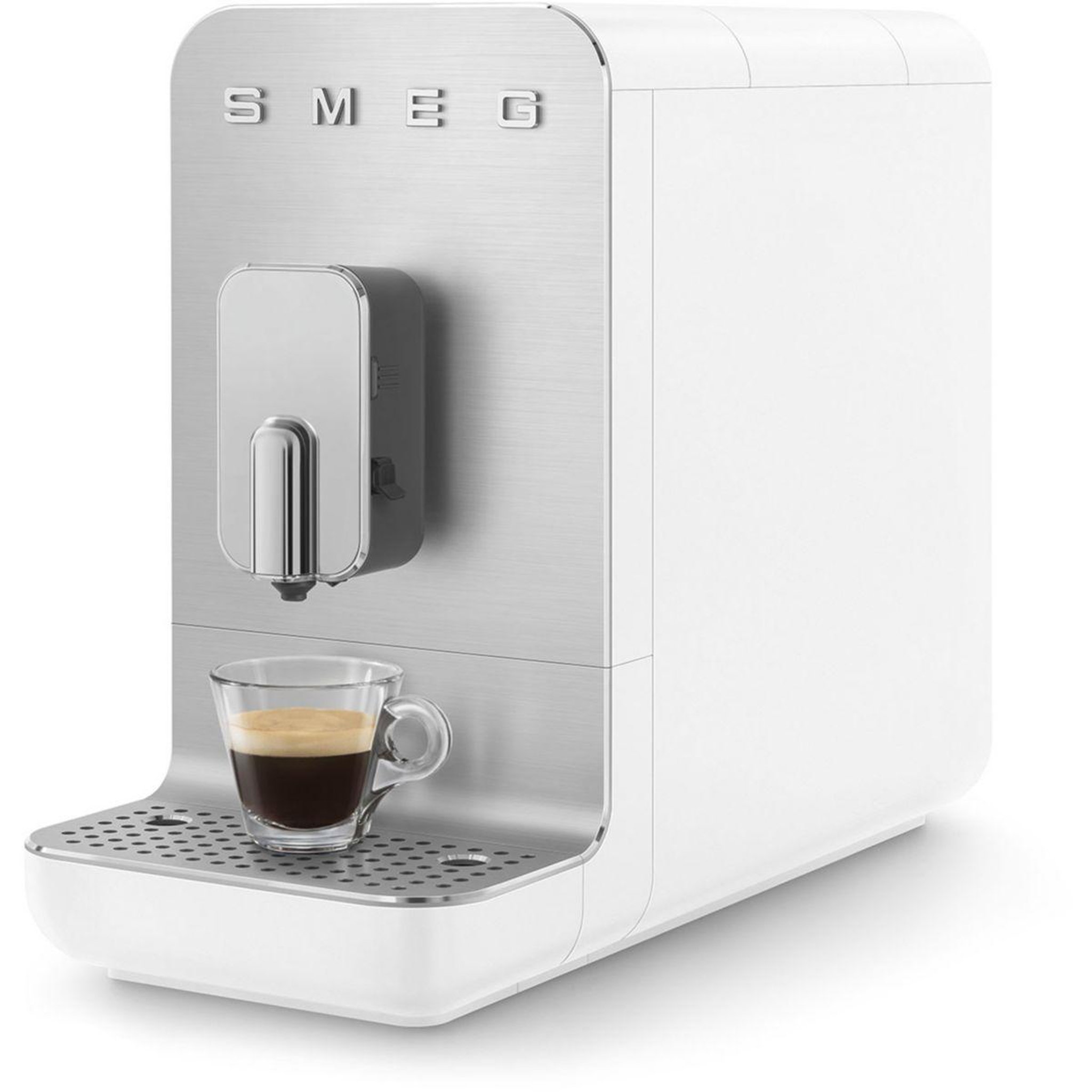 Voir la diapositive 2 : SMEG Expresso broyeur collezione bcc13whmeu