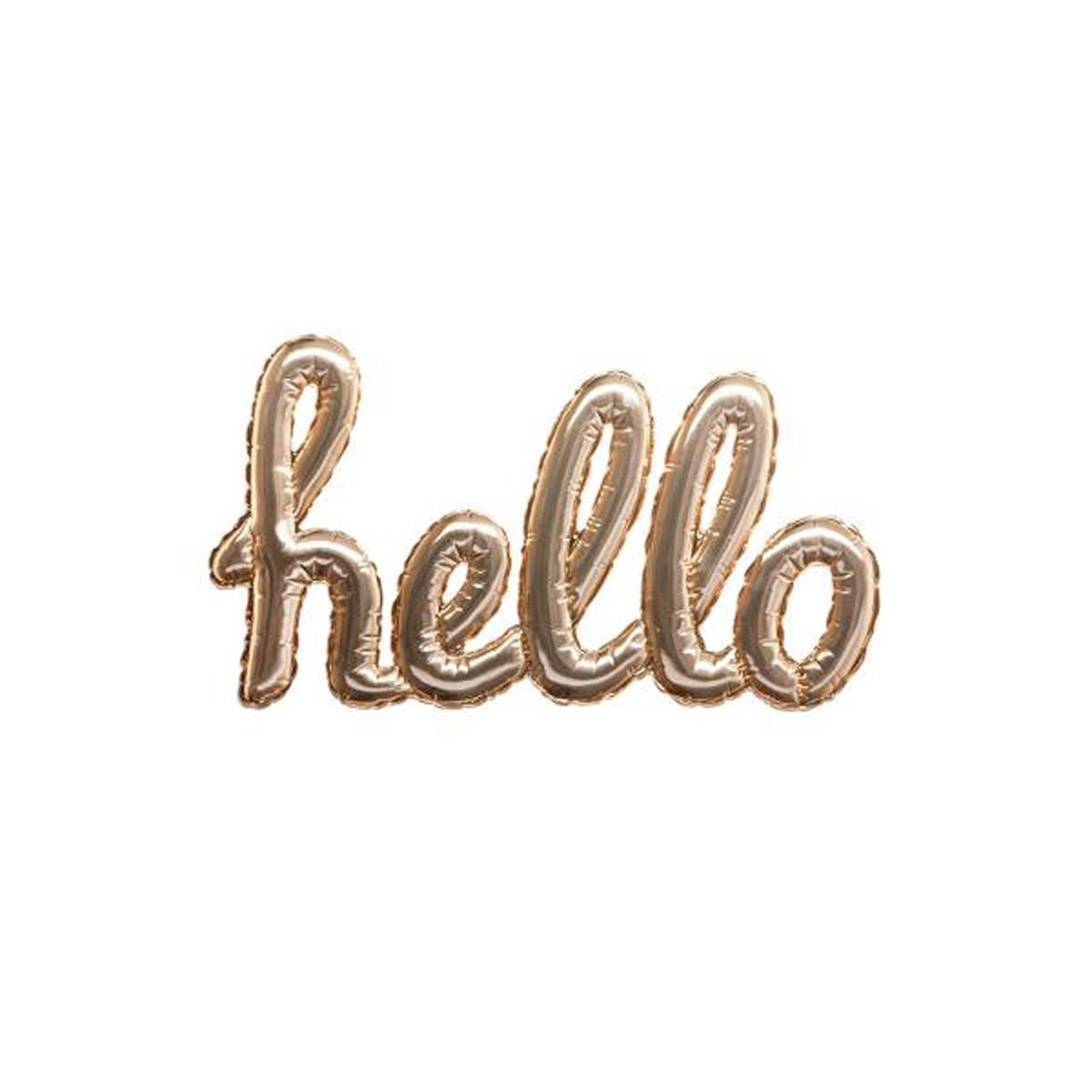 ATMOSPHERA Sticker ballon  hello  22x40cm or