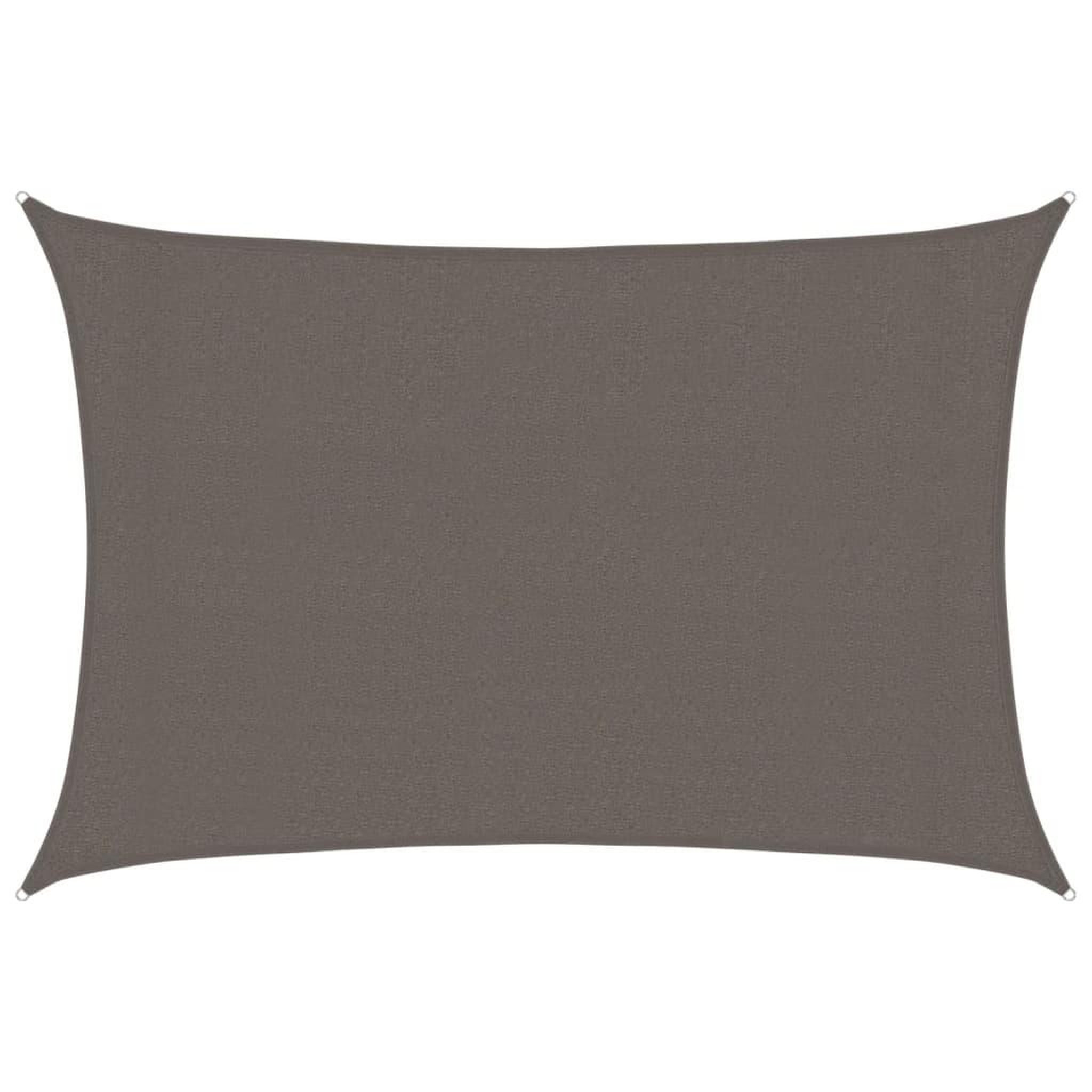 Voir la diapositive 2 : VIDAXL Voile d'ombrage 160 g/m^2 Anthracite 3x4 m PEHD