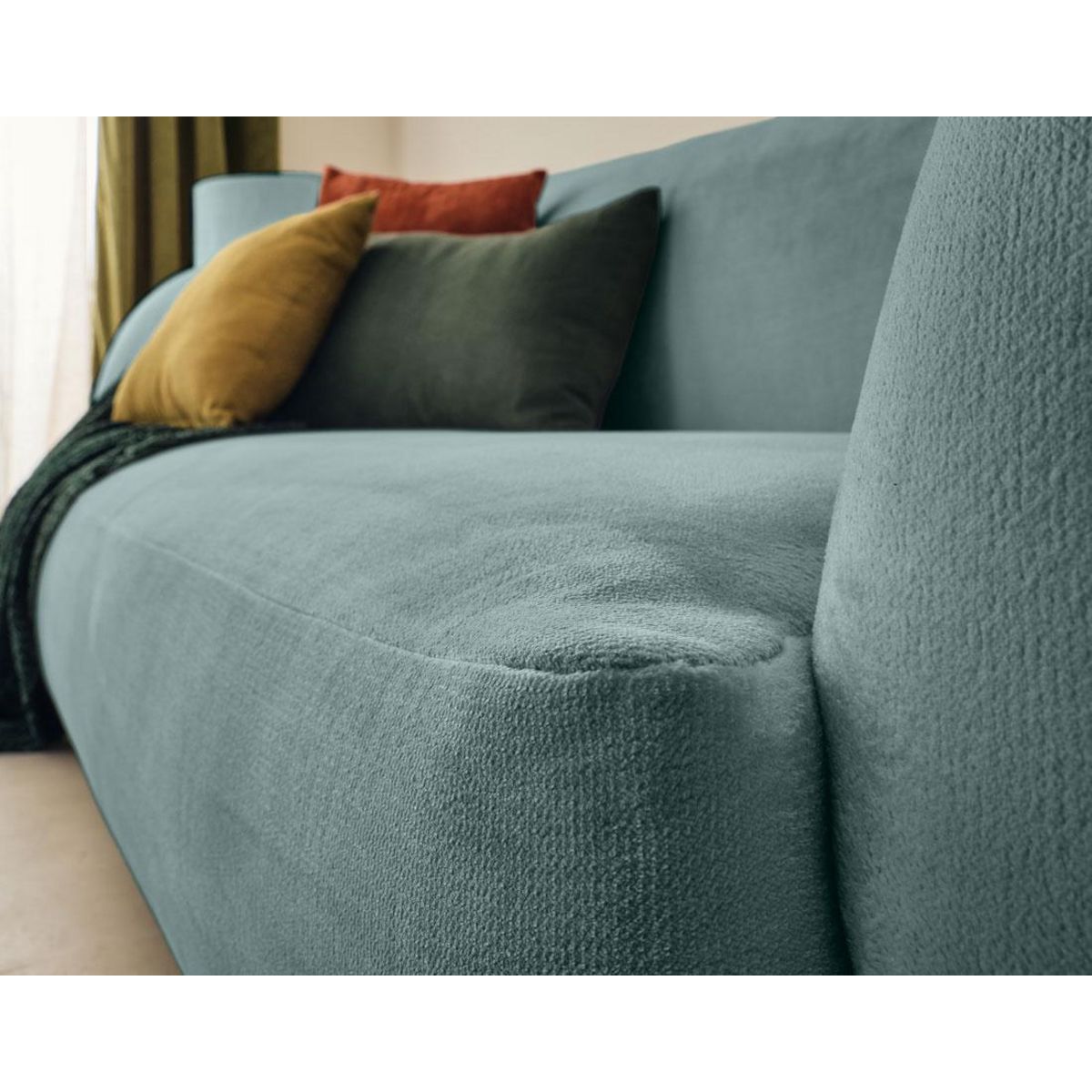 LISA DESIGN Ernee - canapé 3 places - en velours