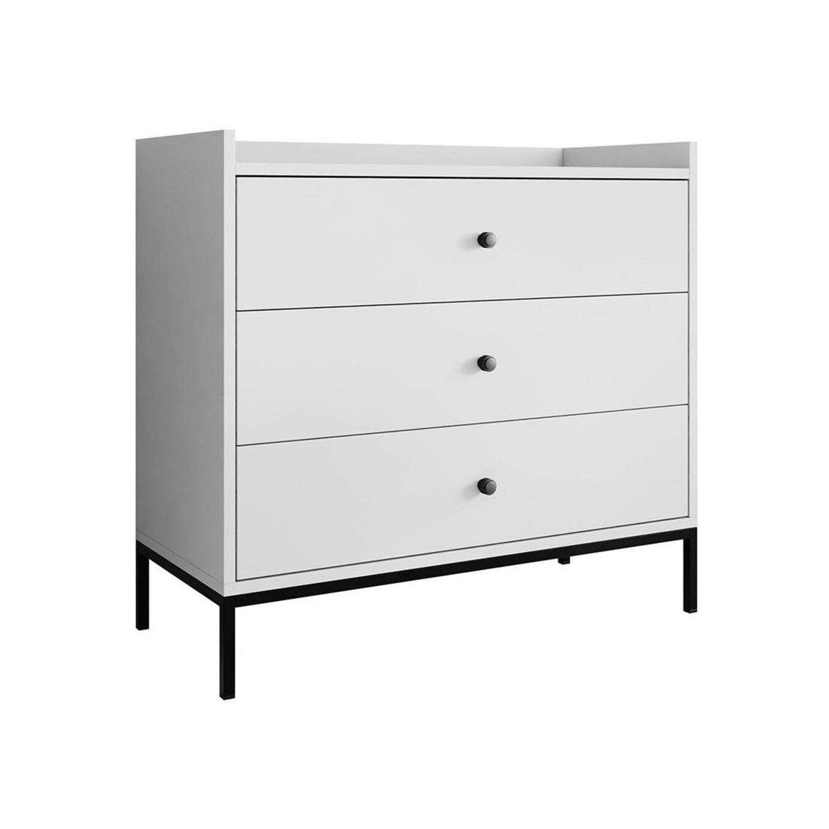 BEST MOBILIER Filipo - commode - blanc - 80 cm