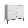 Voir la diapositive 1 : BEST MOBILIER Filipo - commode - blanc - 80 cm