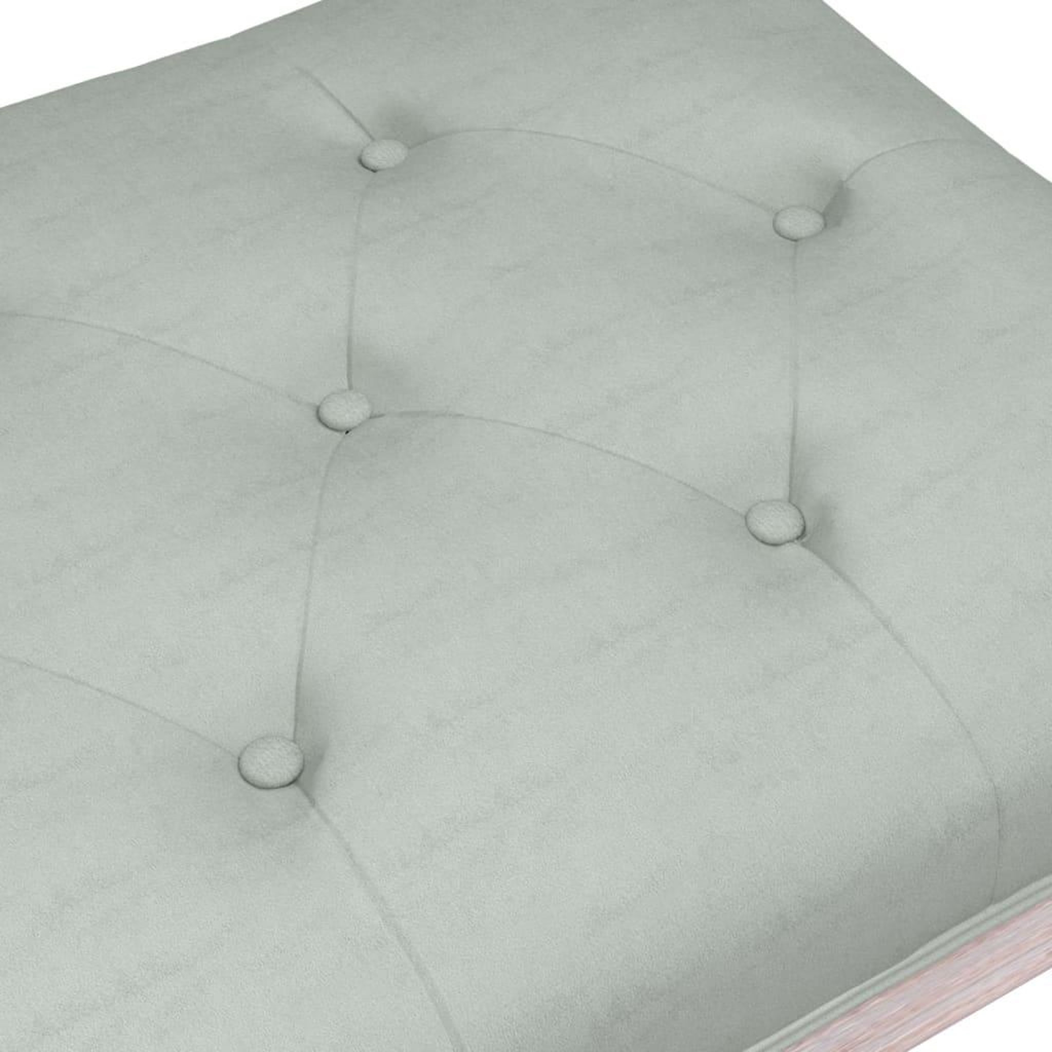 Voir la diapositive 5 : VIDAXL Banc Gris clair 110x40x49 cm Velours