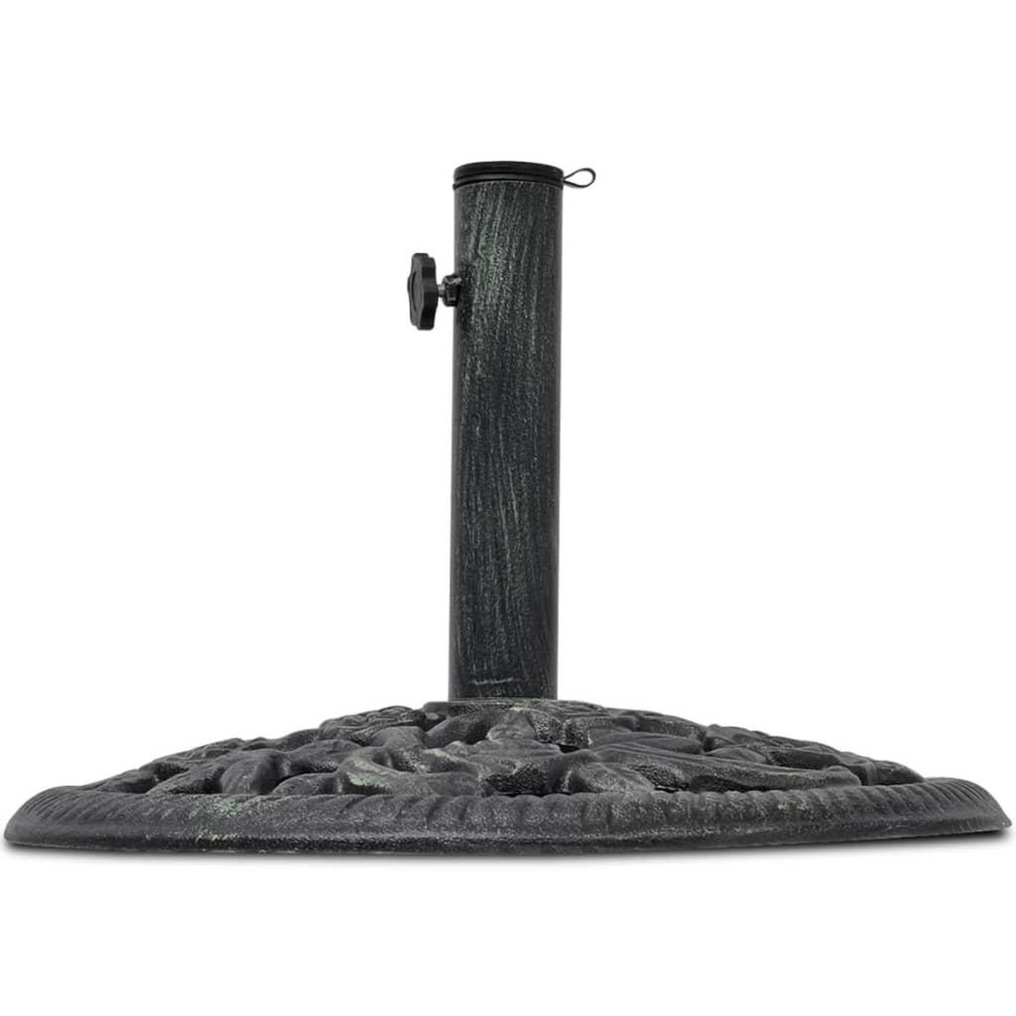 Voir la diapositive 3 : VIDAXL Socle de parasol en fonte 12 kg 48 cm