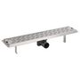 Voir la diapositive 4 : VIDAXL Drain de douche lineaire 730 x 140 mm acier inoxydable