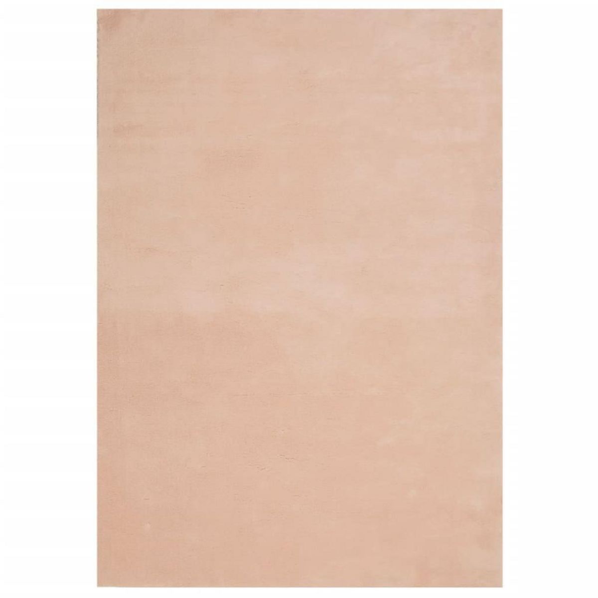 VIDAXL Tapis HUARTE a poils courts doux lavable rouge clair 140x200 cm