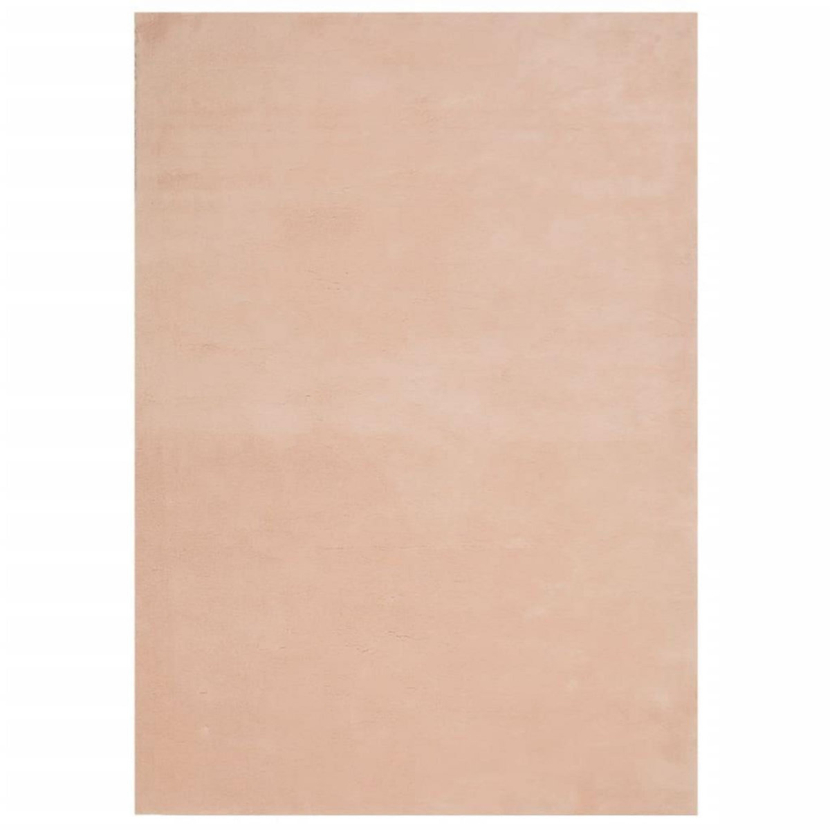 VIDAXL Tapis HUARTE a poils courts doux lavable rouge clair 140x200 cm