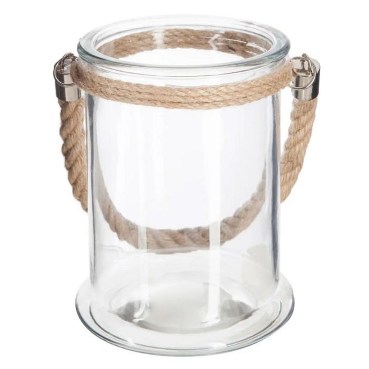 ATMOSPHERA Photophore en Verre  Lena  27cm Transparent