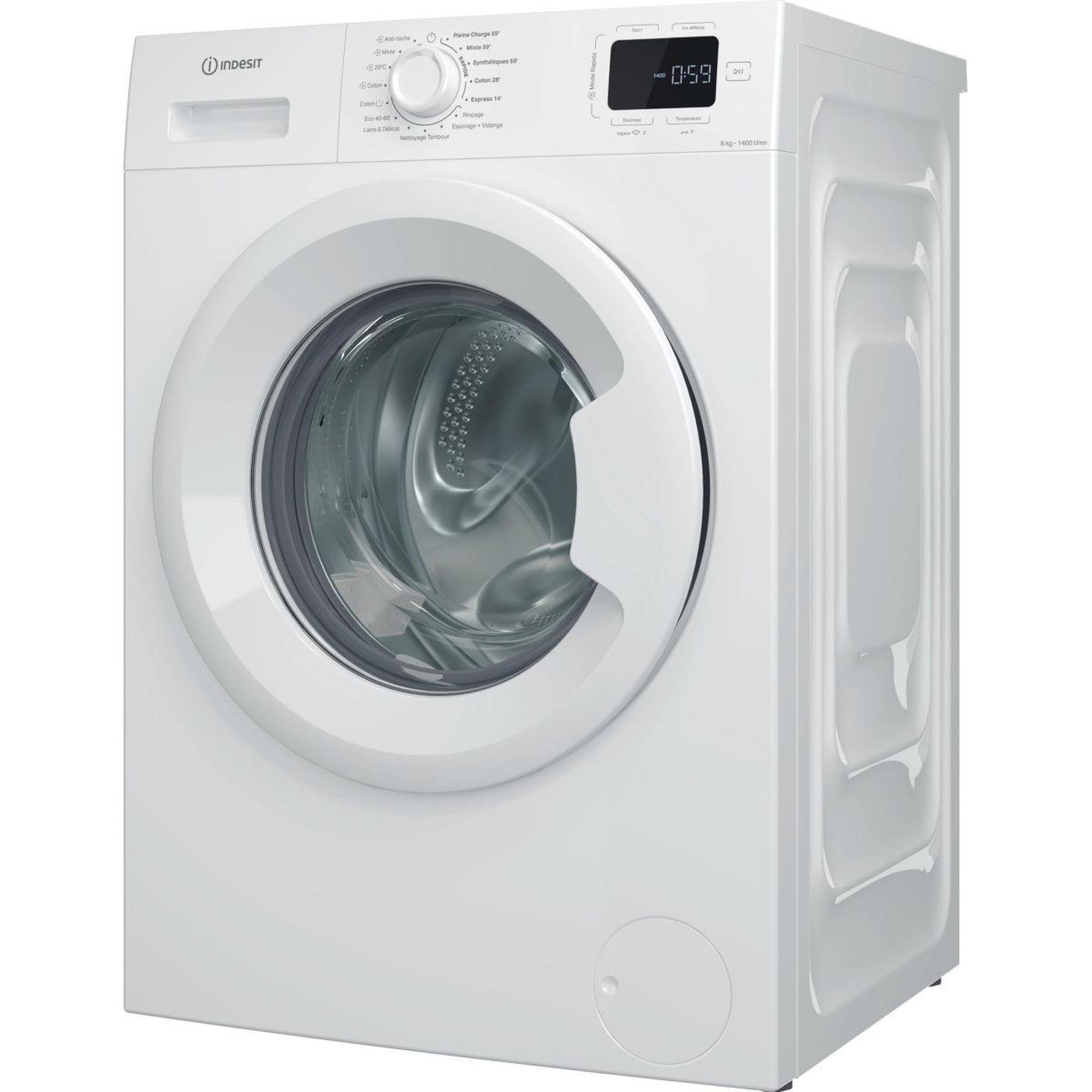 Voir la diapositive 2 : Indesit Lave linge hublot im864mytimefr