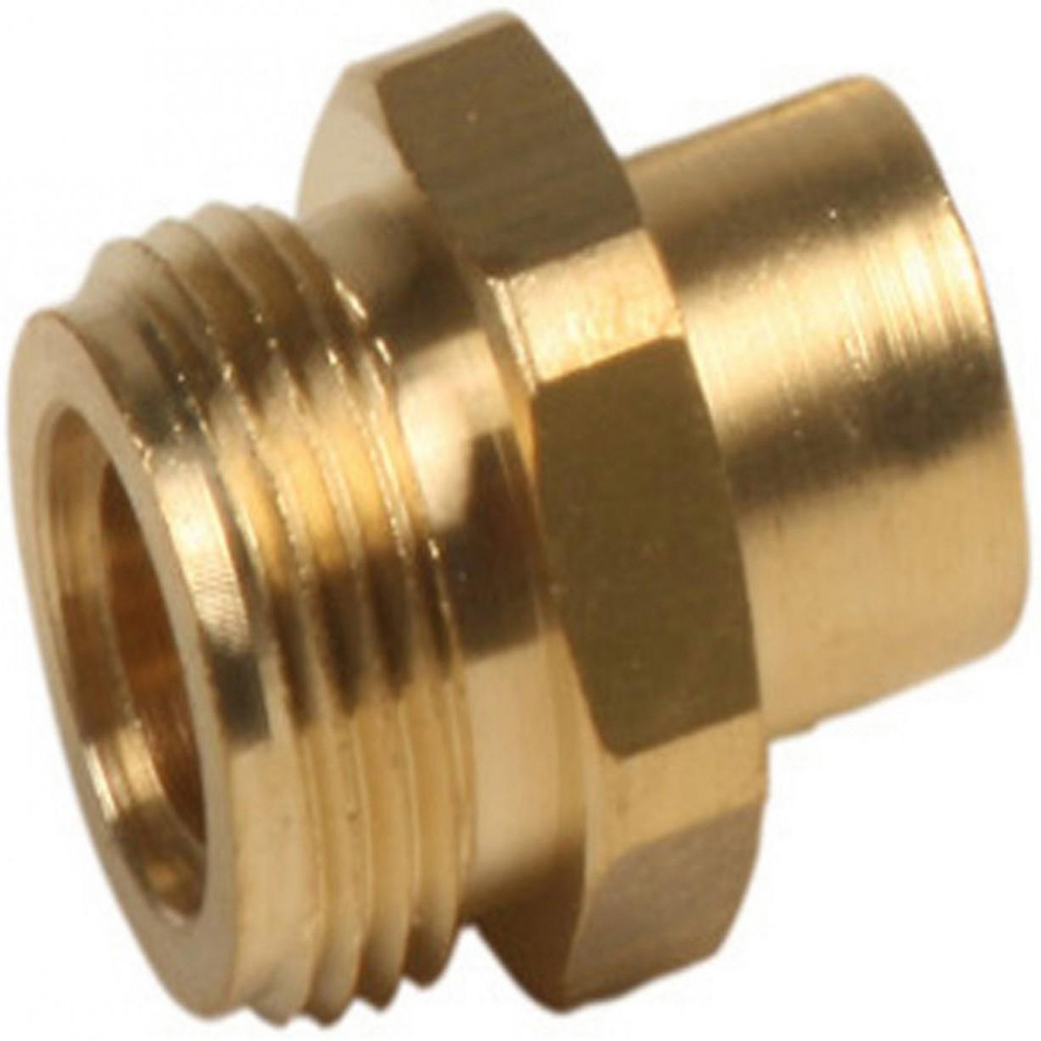 CENTRALE BRICO Raccord 1 pièce pour gaz butane / propane à souder, Mâle x Diam.14 mm, GAZINOX