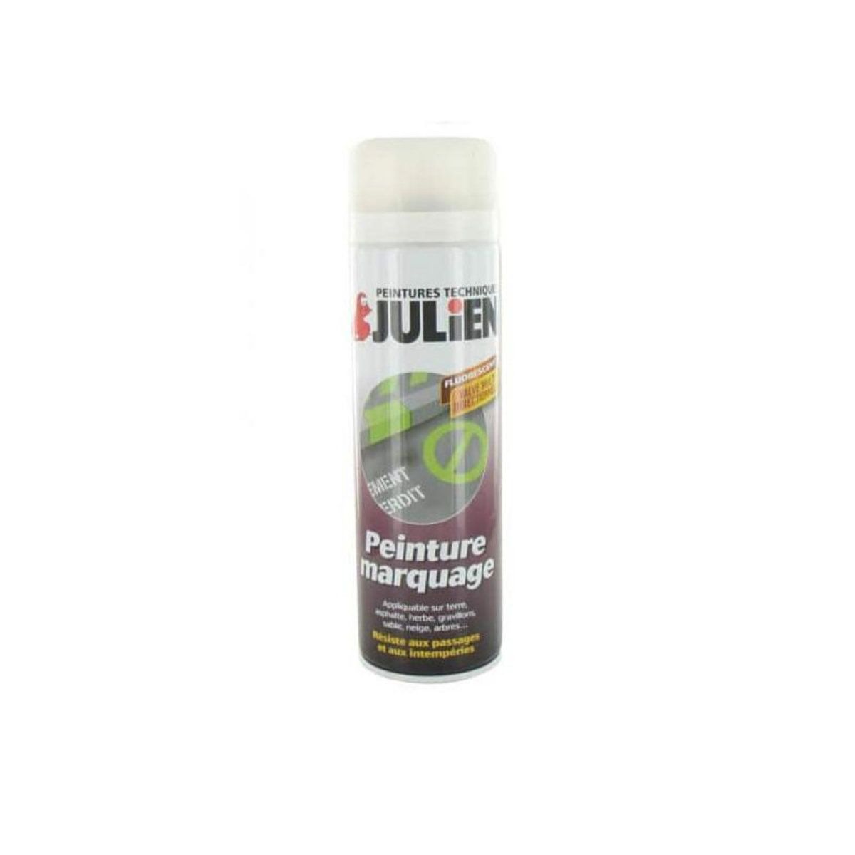Julien Peinture aérosol Julien marquage blanc 500ml