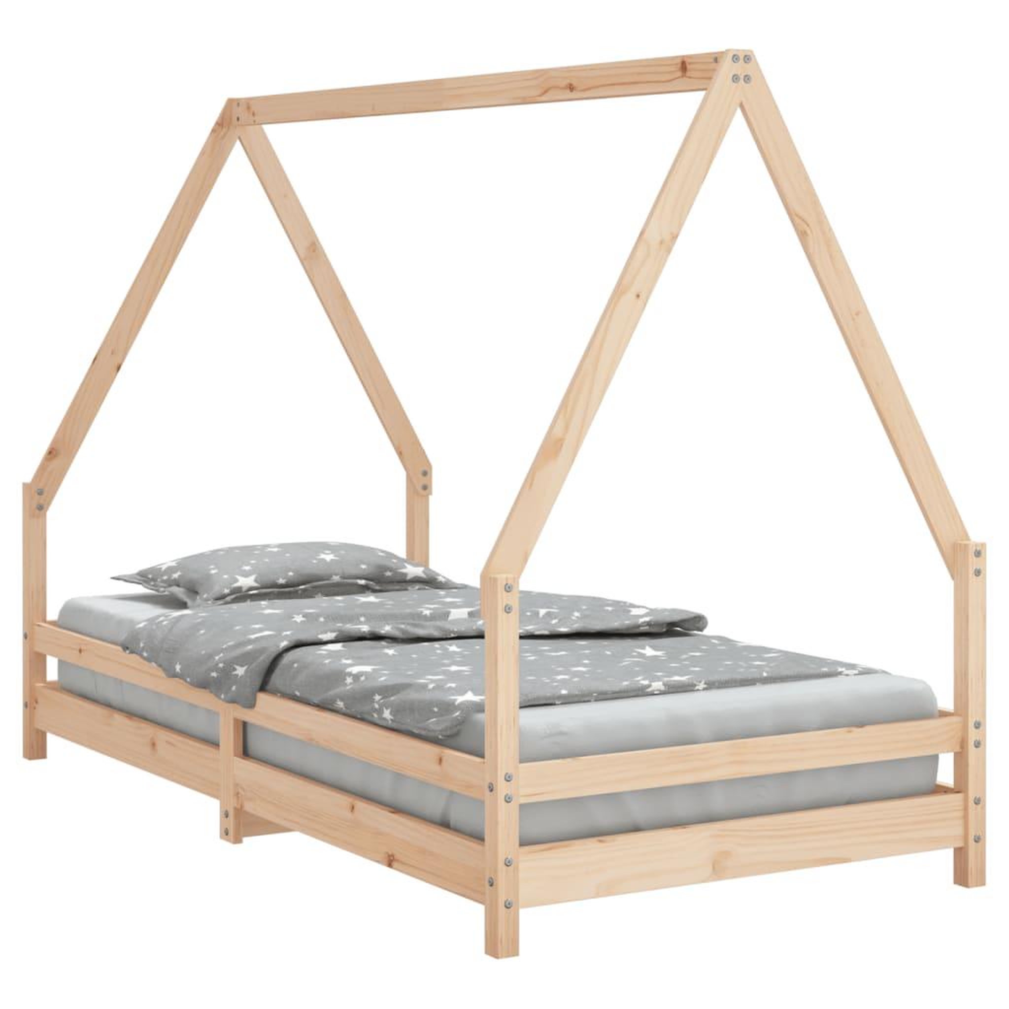 Voir la diapositive 2 : VIDAXL Cadre de lit pour enfant 90x190 cm Bois de pin massif