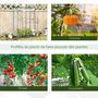 Voir la diapositive 6 : OUTSUNNY Serre de Jardin serre à tomates 1L x 0,5l x 1,5H m porte zippée déroulante acier thermolaqué PVC haute densité 140 g/m² anti-UV