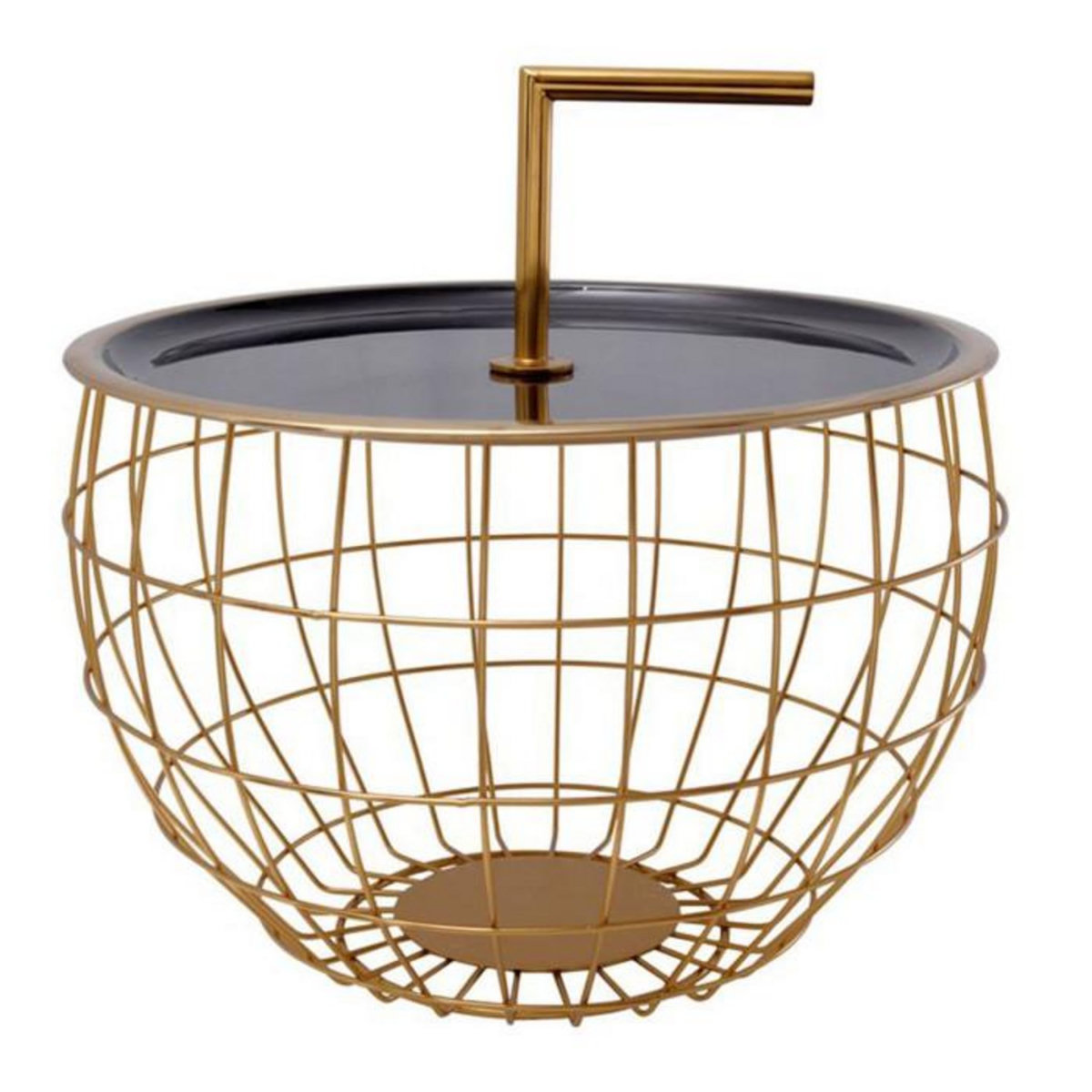 Paris Prix Table d'Appoint Design  Jouy  42cm Noir