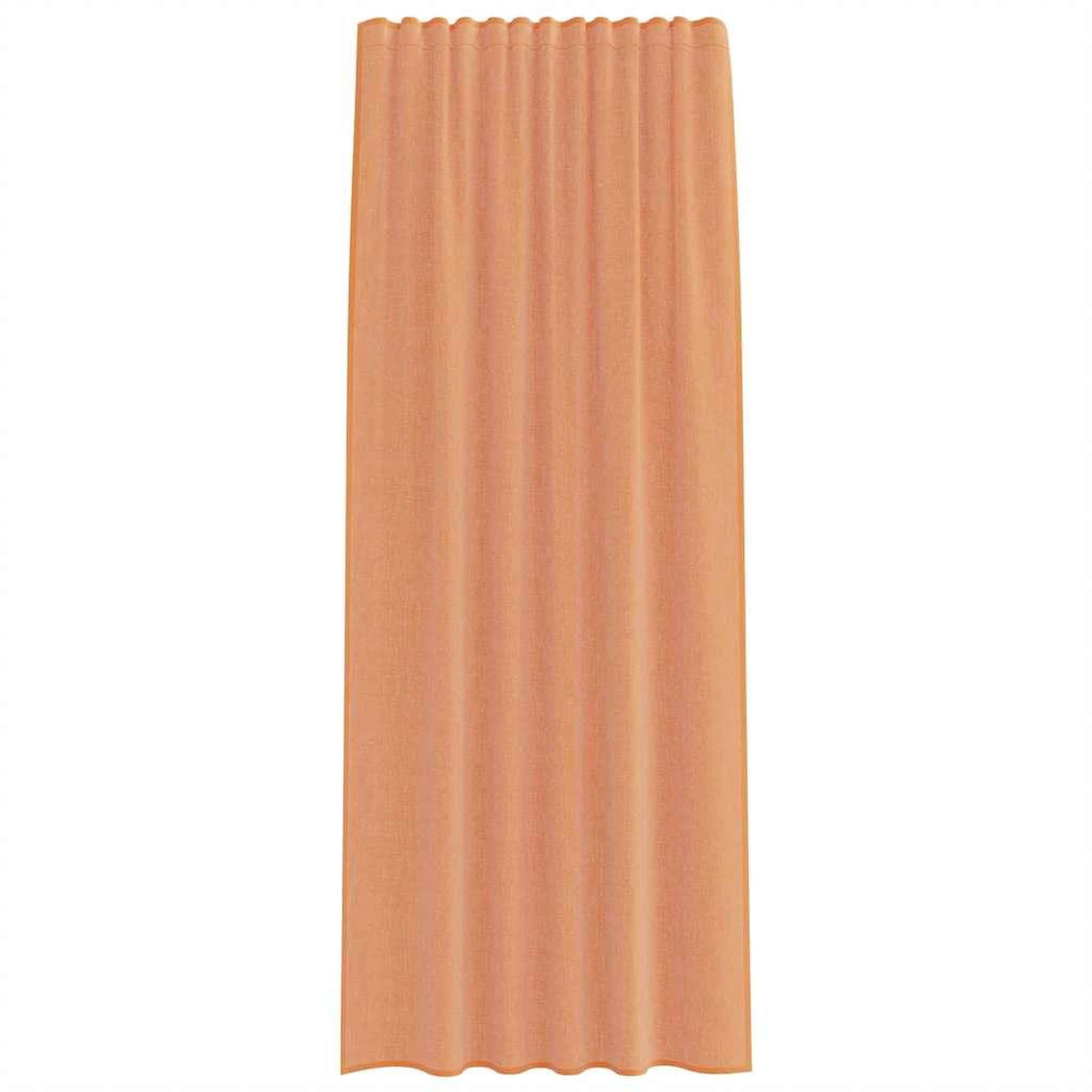 Voir la diapositive 4 : VIDAXL Rideaux en voile avec boucles 2 pcs terre cuite 140x245 cm