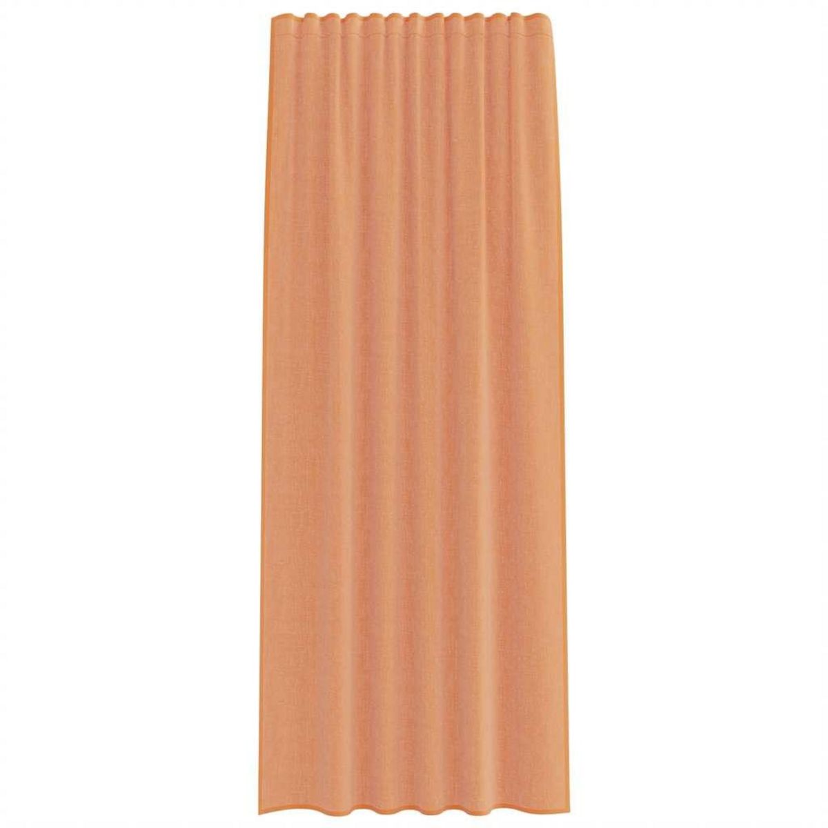 VIDAXL Rideaux en voile avec boucles 2 pcs terre cuite 140x245 cm