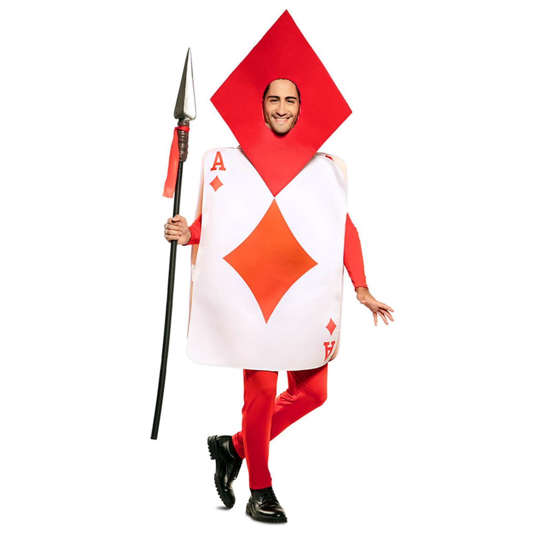 Voir la diapositive 2 : EURO CARNAVALES Déguisement As de Carreau - Adulte - M/L