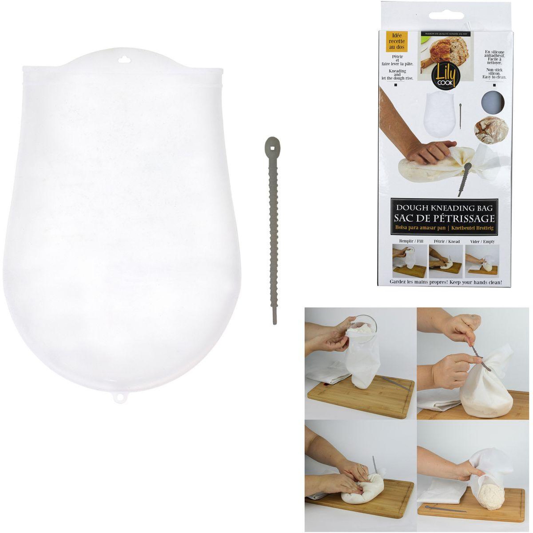 Lily Cook Kit pâtisserie petrissage pain silicone m12