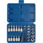 Voir la diapositive 6 : tectake Coffret à Outils avec 34 Pièces en Acier Chrome Vanadium