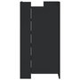 Voir la diapositive 4 : VIDAXL Armoire à chaussures noir 52x37,5x100 cm bois d ingénierie