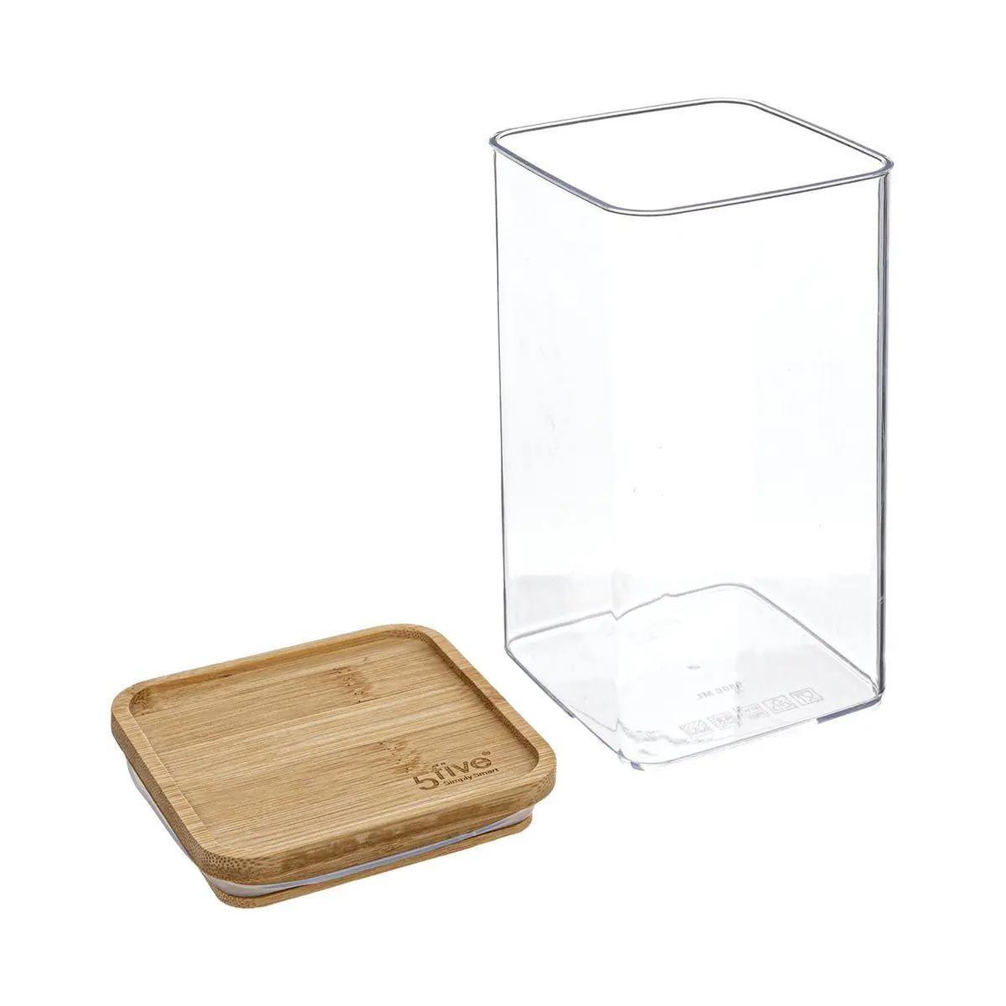 Voir la diapositive 2 : FIVE Boîte de conservation carrée  eske  1,5l naturel