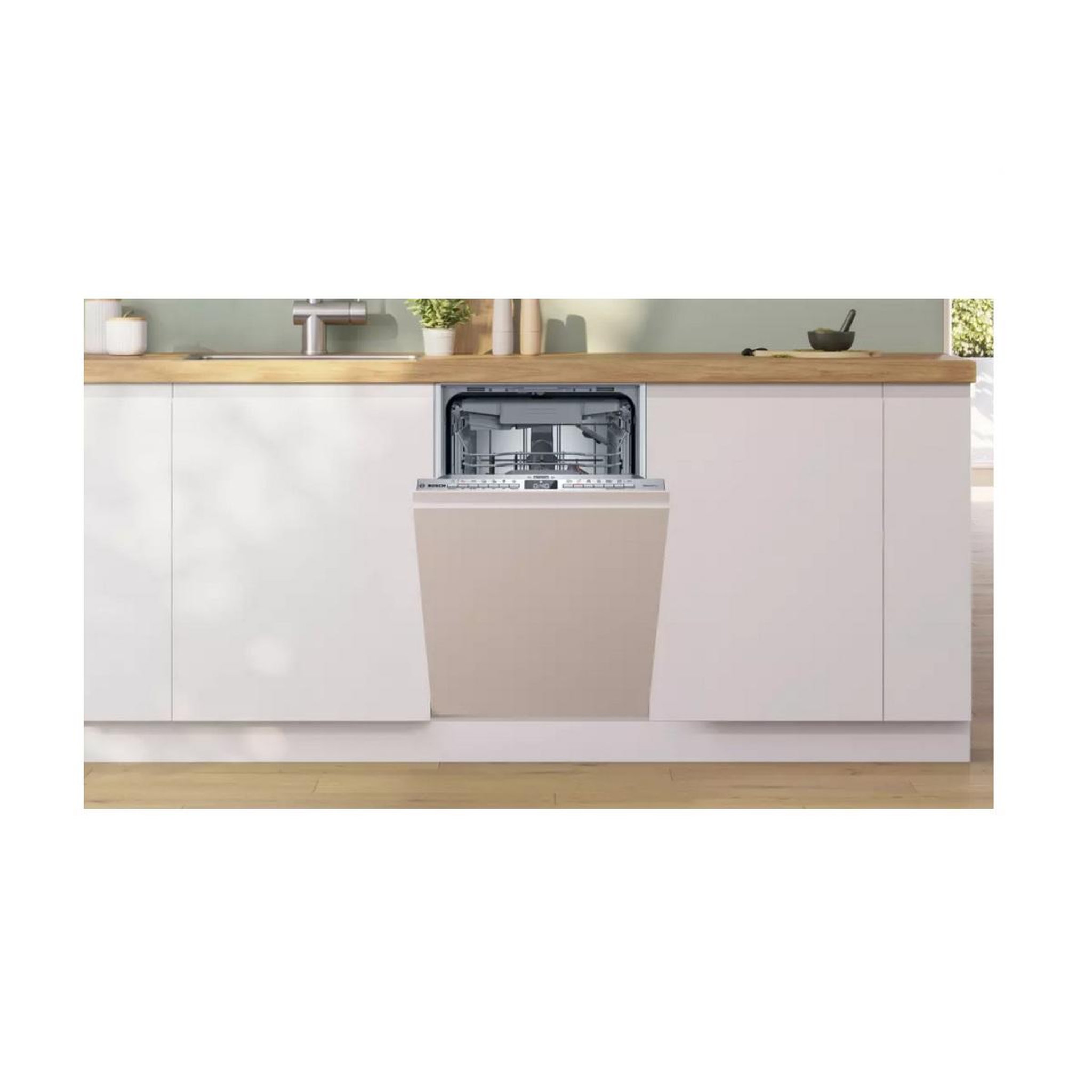 Voir la diapositive 5 : BOSCH Lave-vaisselle 45cm 10 couverts 44db tout intégrable - spv4emx17e
