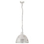 Voir la diapositive 3 : VIDAXL Lampe suspendue industrielle vintage 25 W Argente Rond 31cm E27