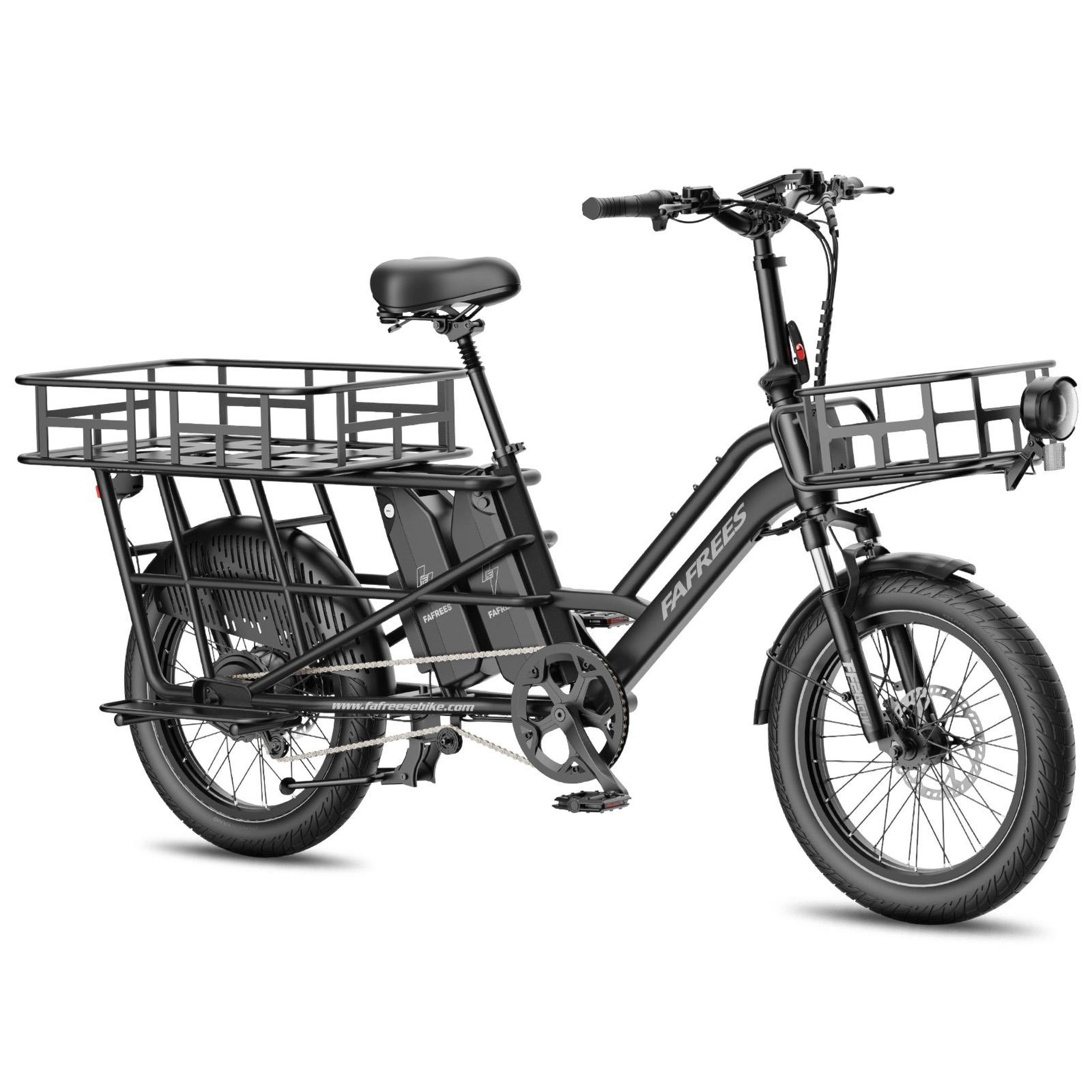 Voir la diapositive 2 : FAFREES Vélo utilitaire électrique fafrees ff20 cuv