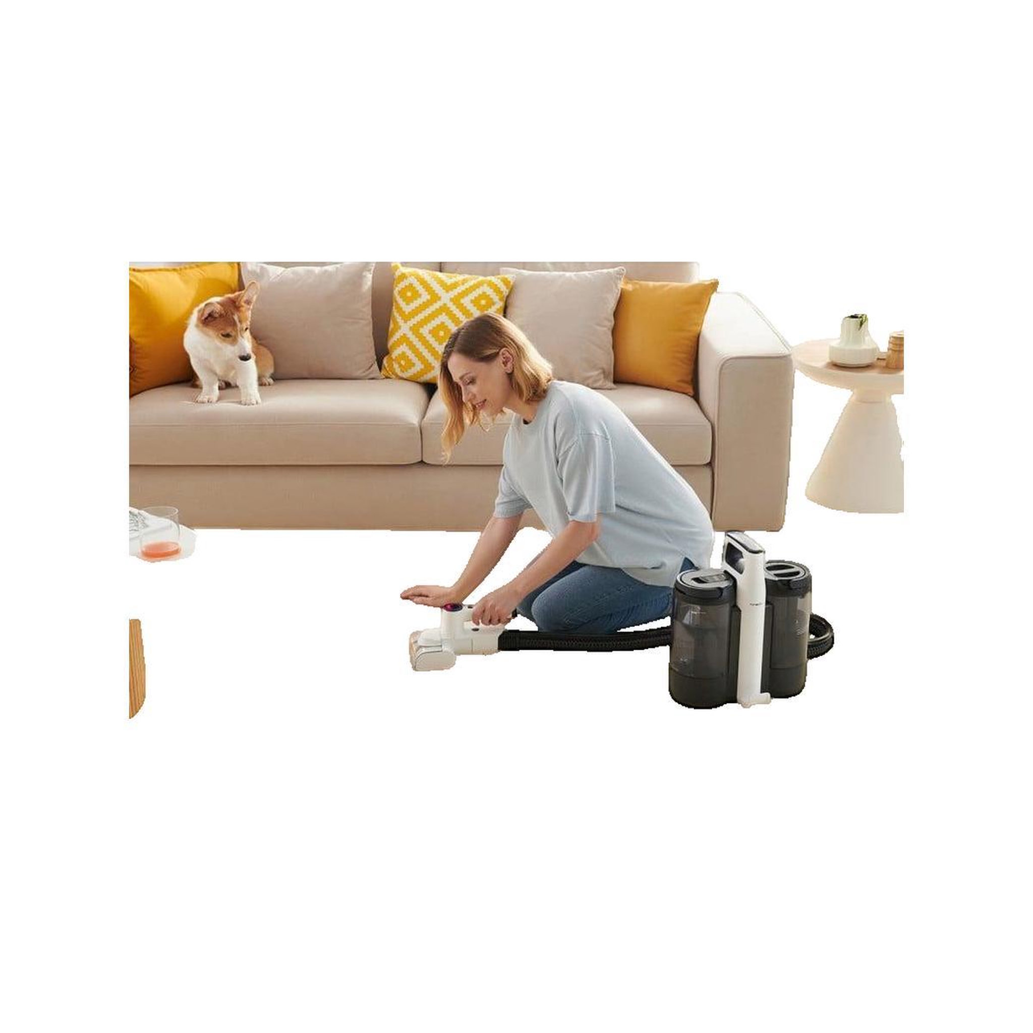 Voir la diapositive 3 : TINECO nettoyeur de tapis sans fil 1.6L