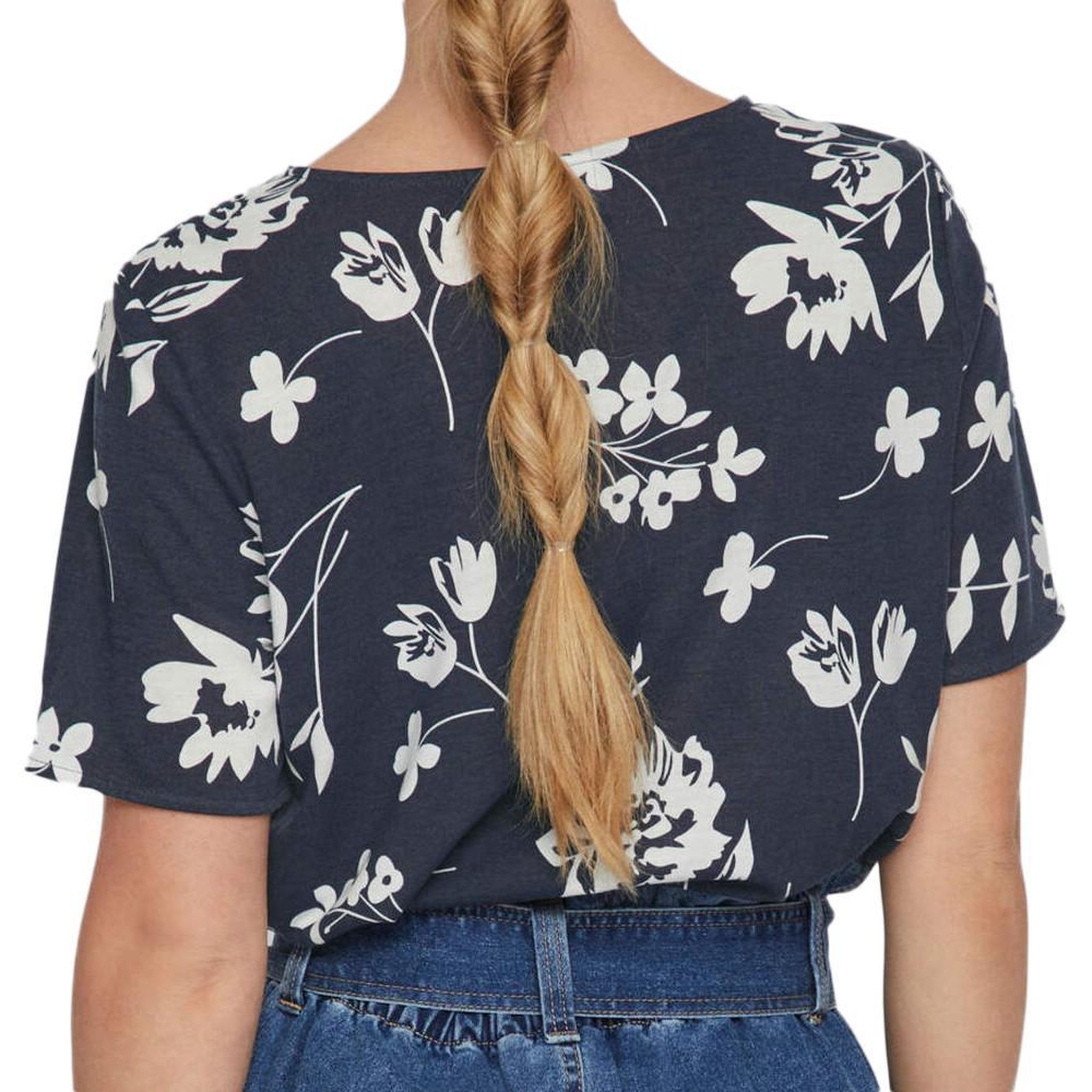 Voir la diapositive 2 : Vila T shirt  à fleurs Femme Vila Mooney